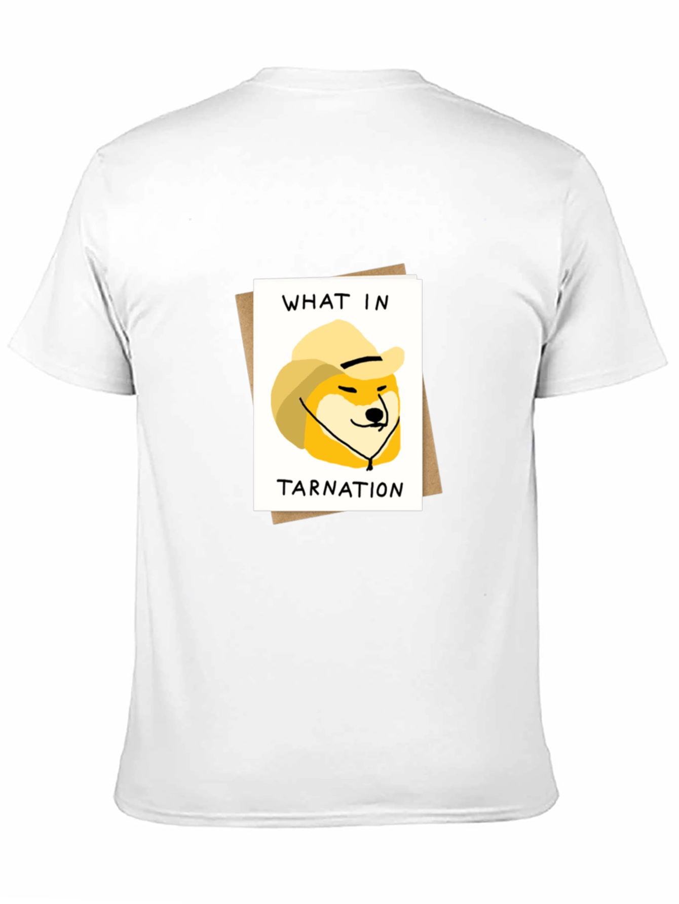 What in Tarnation Doge Meme Black T-Shirt