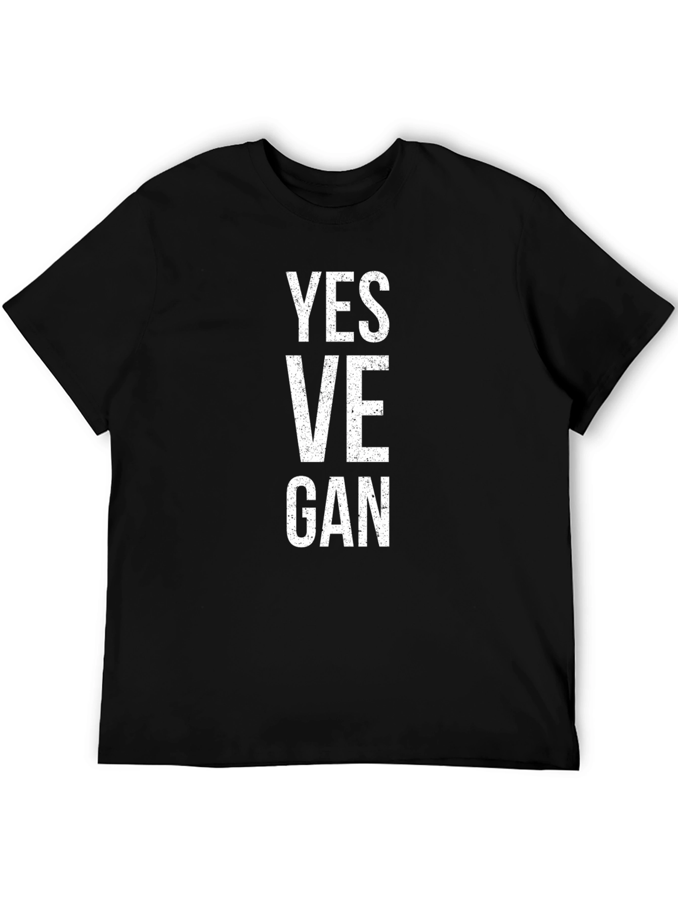 Yes Vegan T-Shirt - Unisex Black Tee