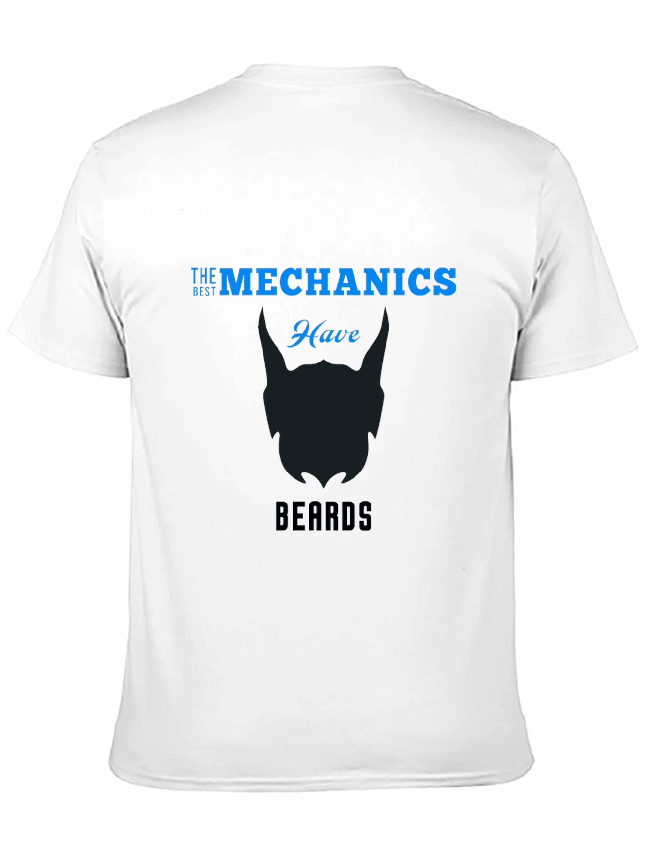 Mechanics with Beards Black T-Shirt