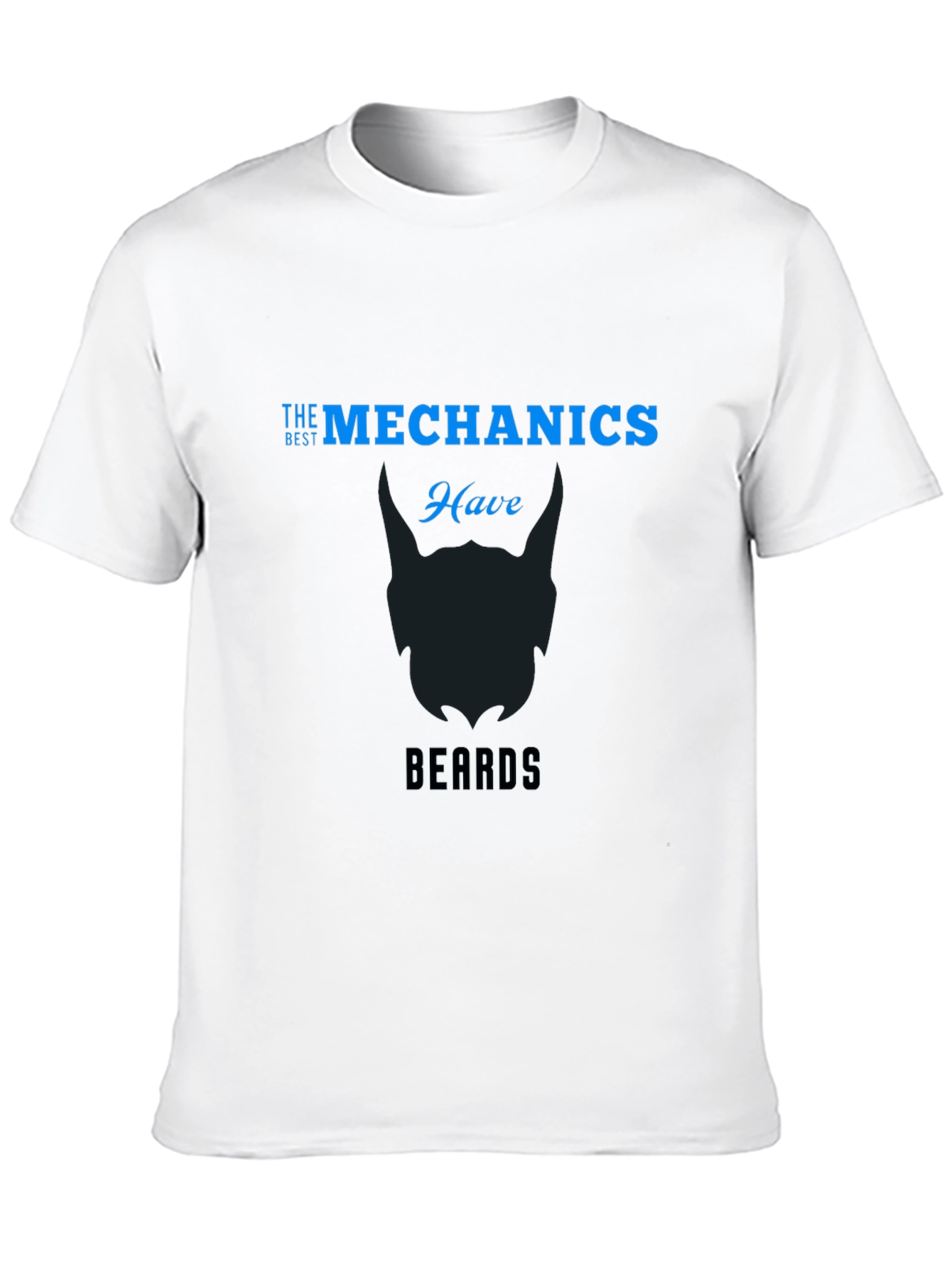 Mechanics with Beards Black T-Shirt