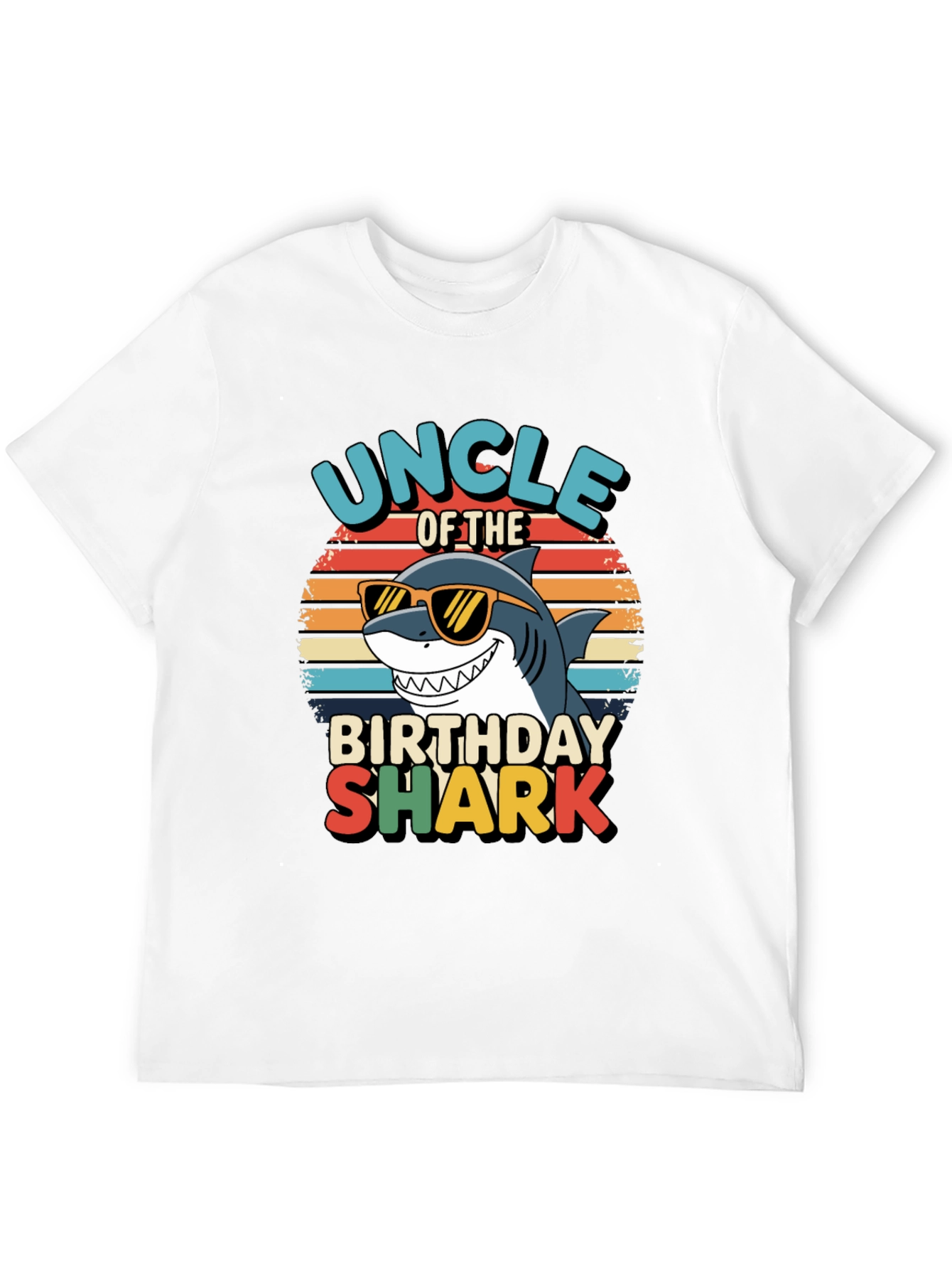 Uncle of the Birthday Shark T-Shirt