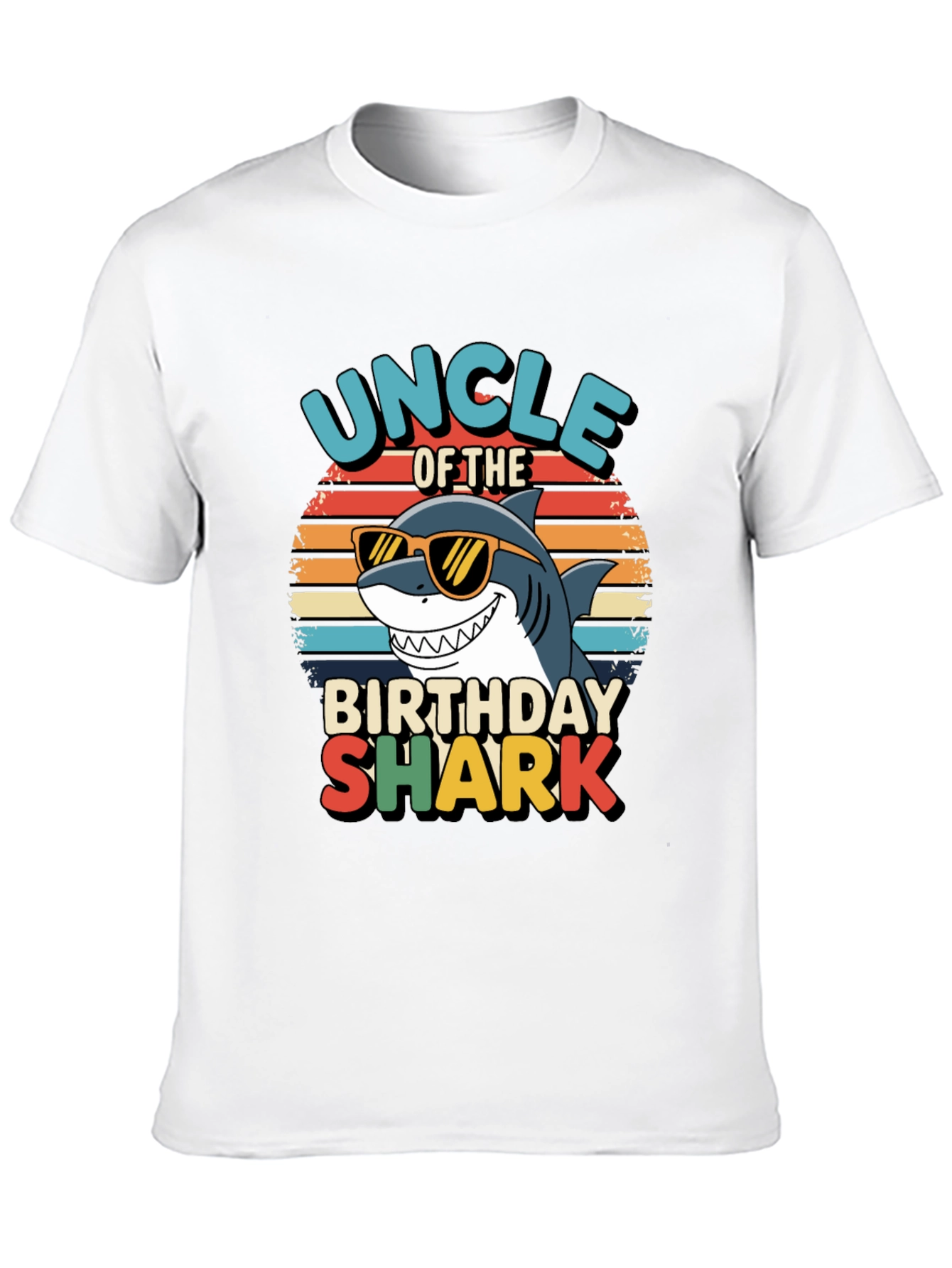 Uncle of the Birthday Shark T-Shirt