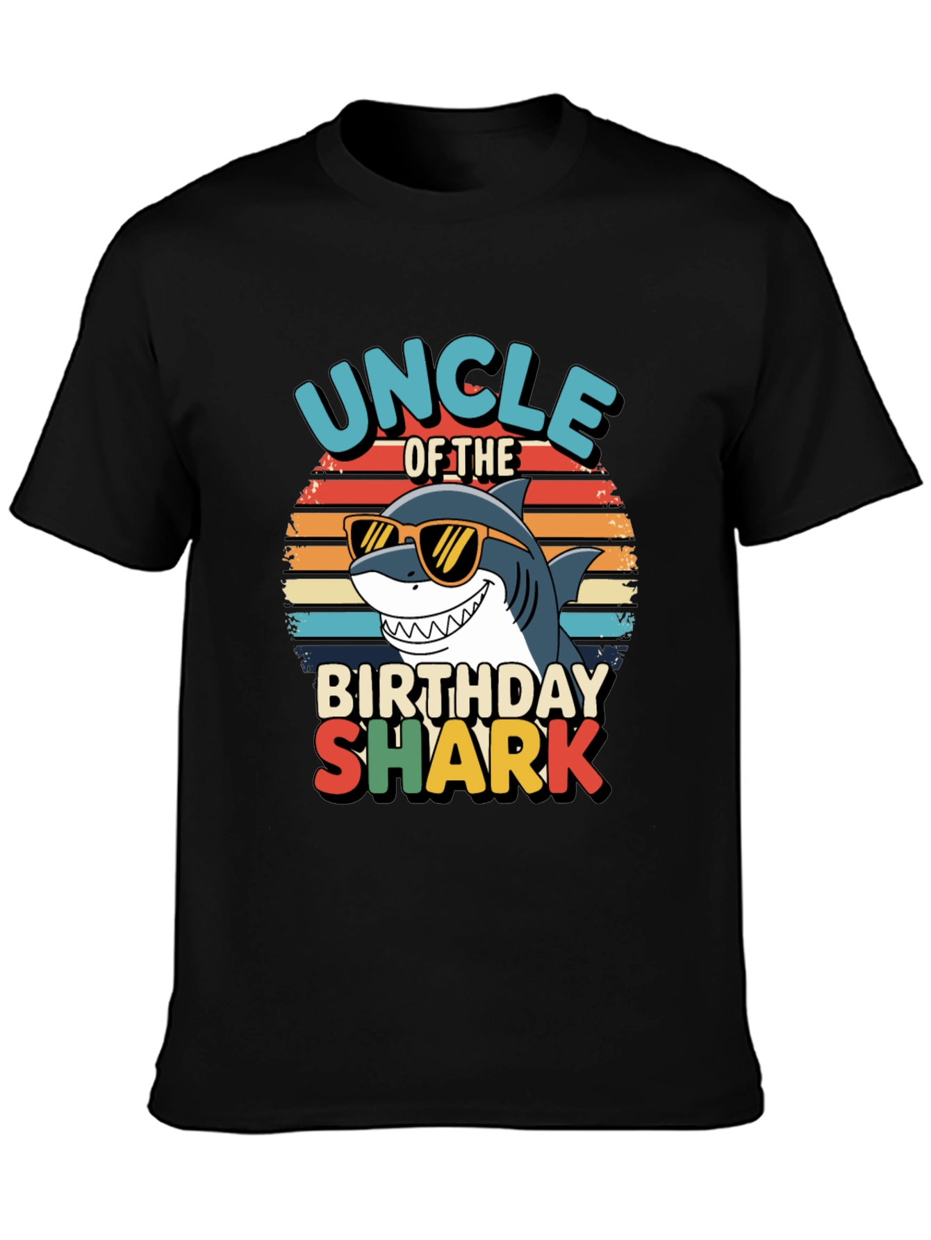 Uncle of the Birthday Shark T-Shirt