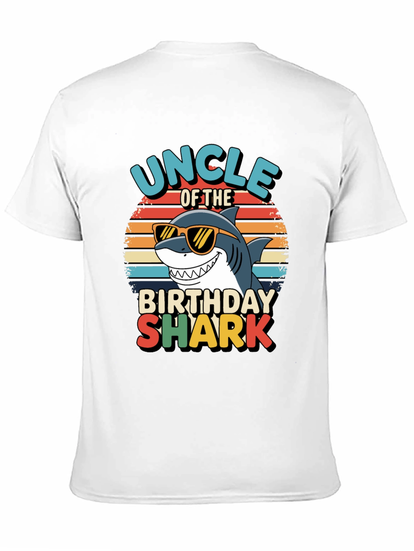 Uncle of the Birthday Shark T-Shirt