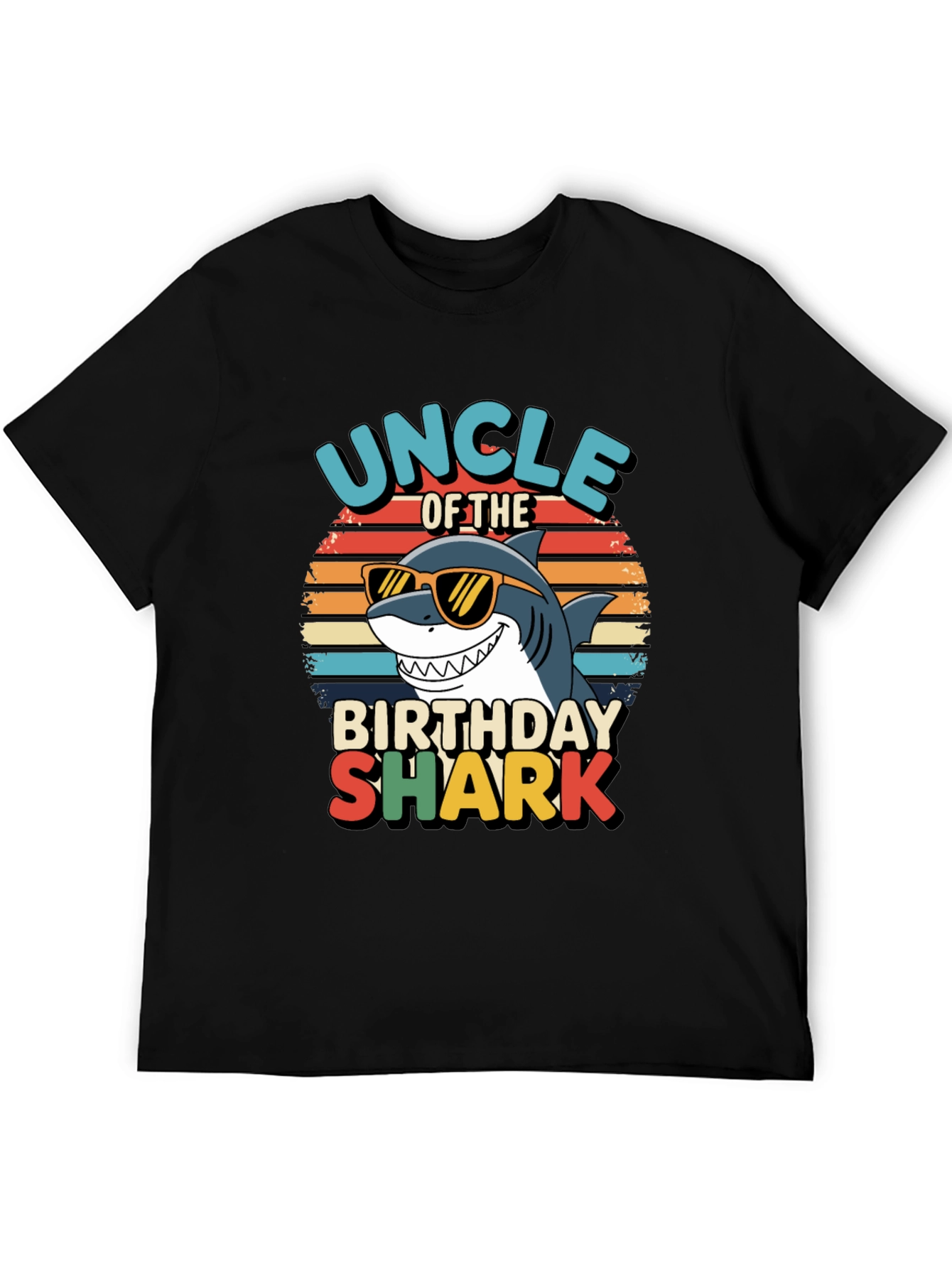 Uncle of the Birthday Shark T-Shirt