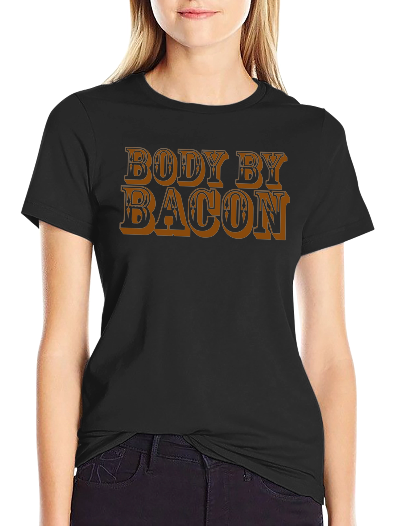 Body By Bacon T-Shirt - Funny Foodie Tee