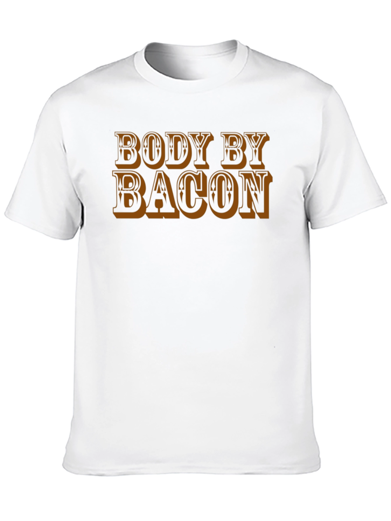 Body By Bacon T-Shirt - Funny Foodie Tee
