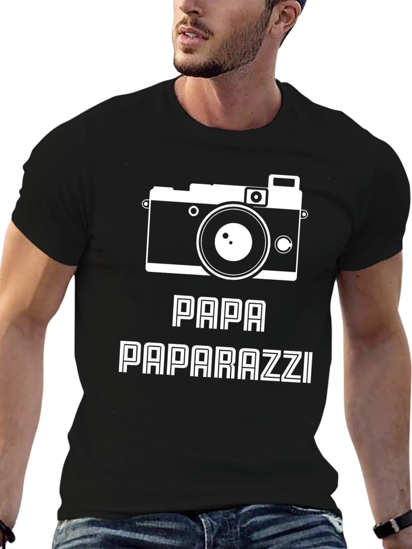 Papa Paparazzi T-Shirt - Photographer Dad Tee