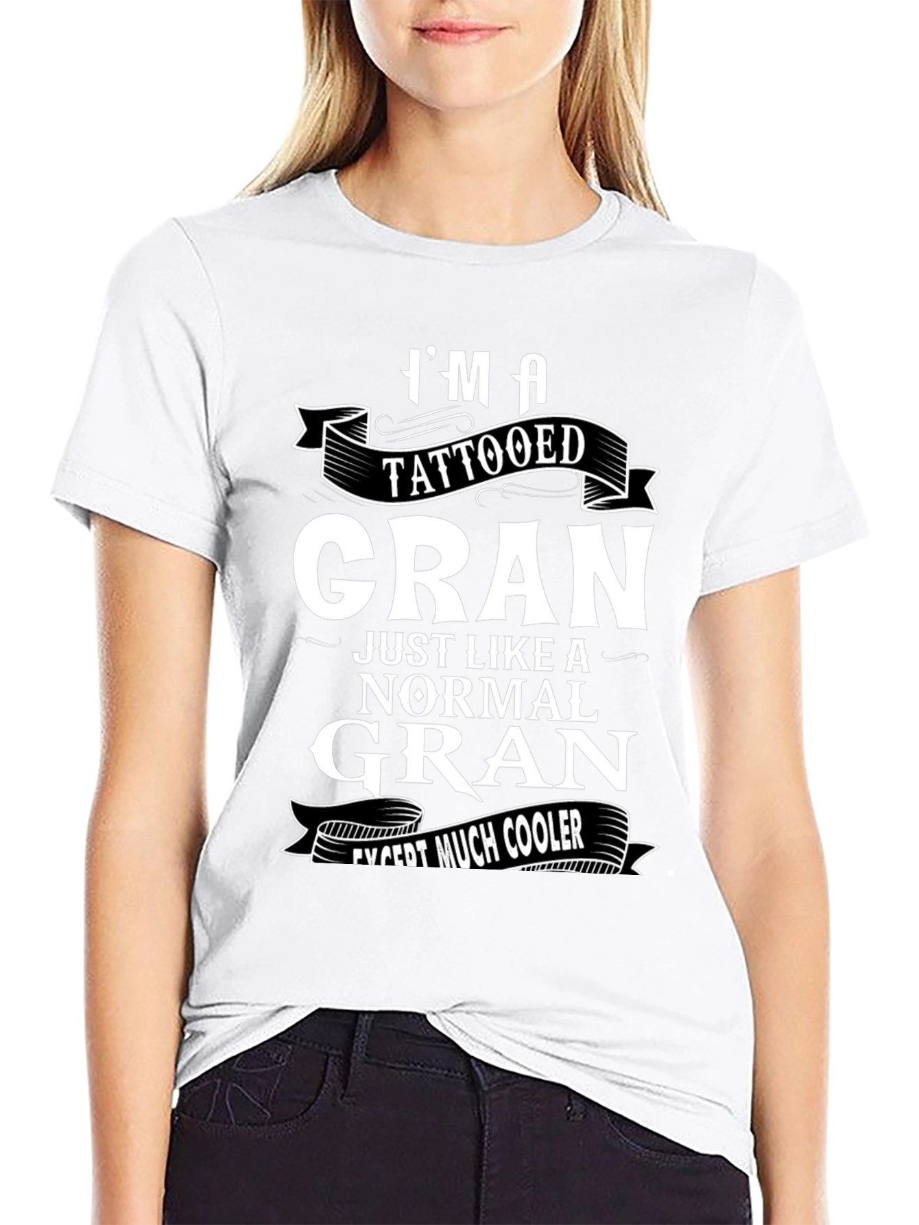 Tattooed Gran T-Shirt - Cool Grandmother Tee