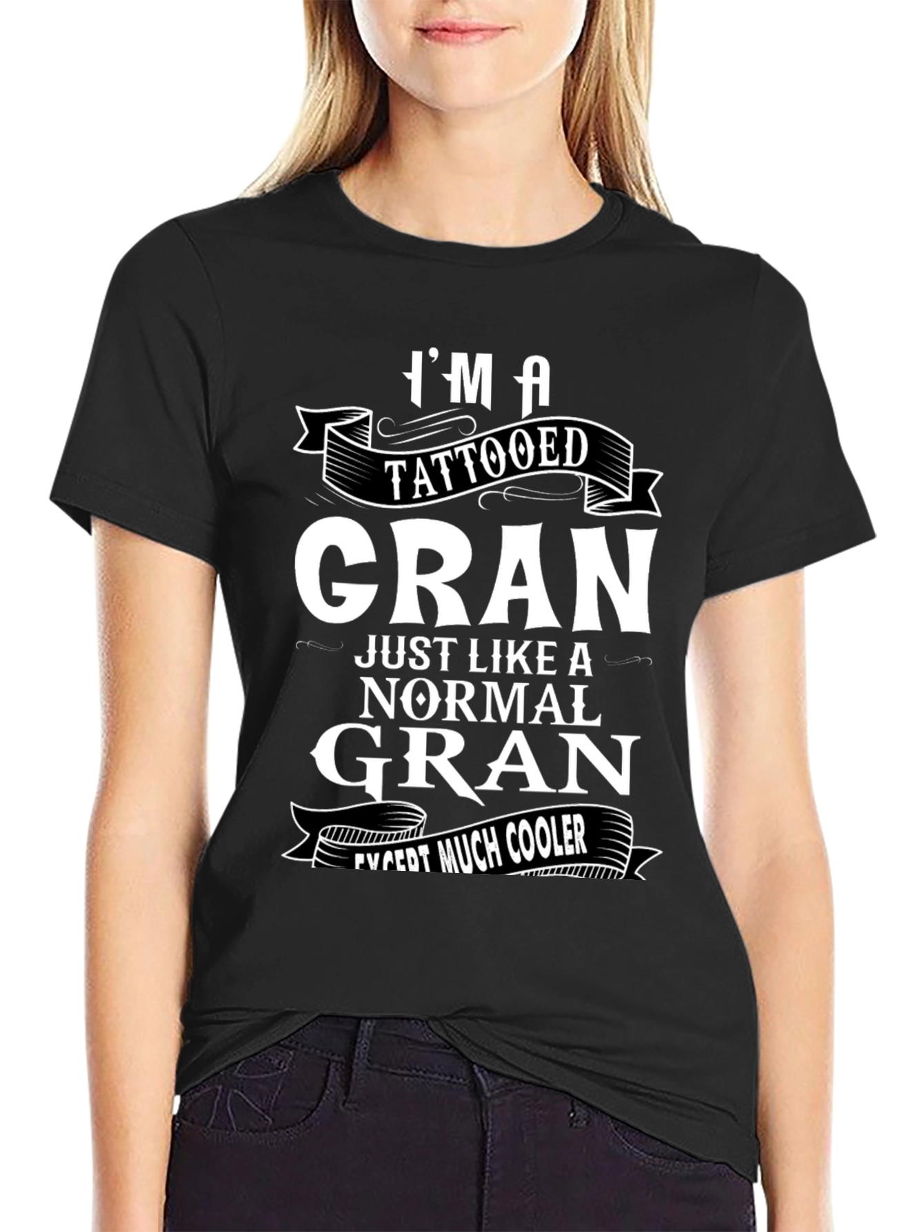 Tattooed Gran T-Shirt - Cool Grandmother Tee