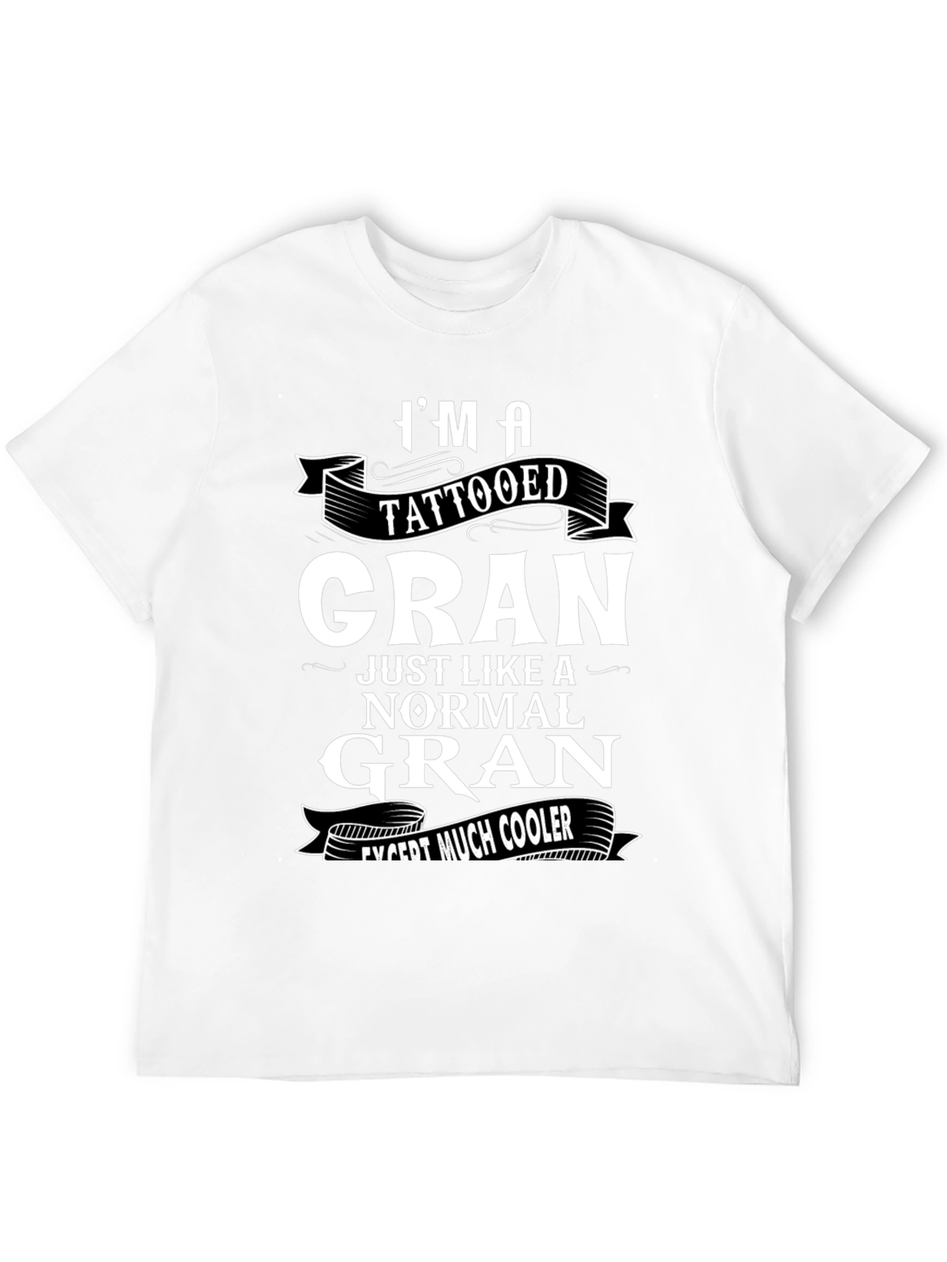 Tattooed Gran T-Shirt - Cool Grandmother Tee
