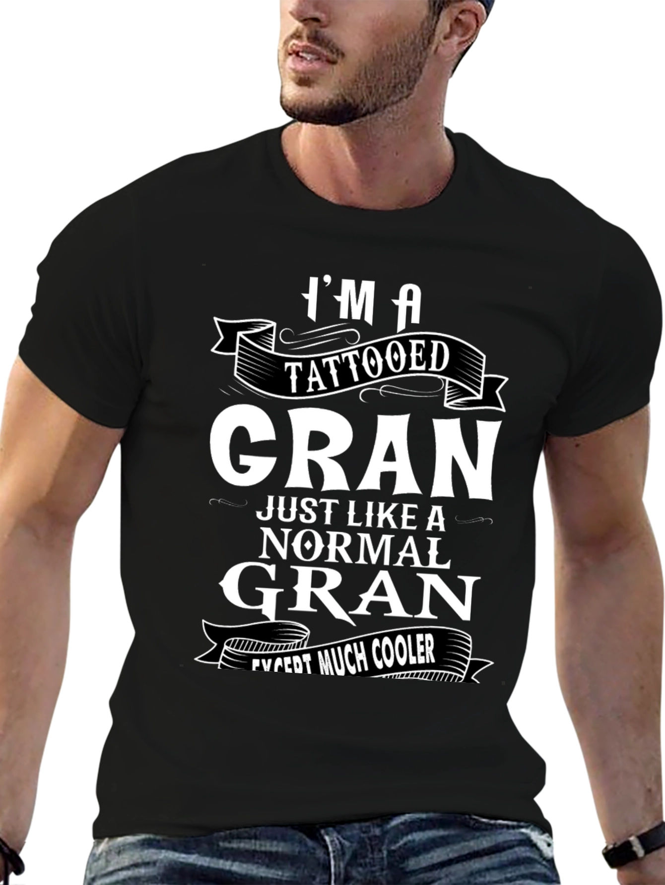 Tattooed Gran T-Shirt - Cool Grandmother Tee