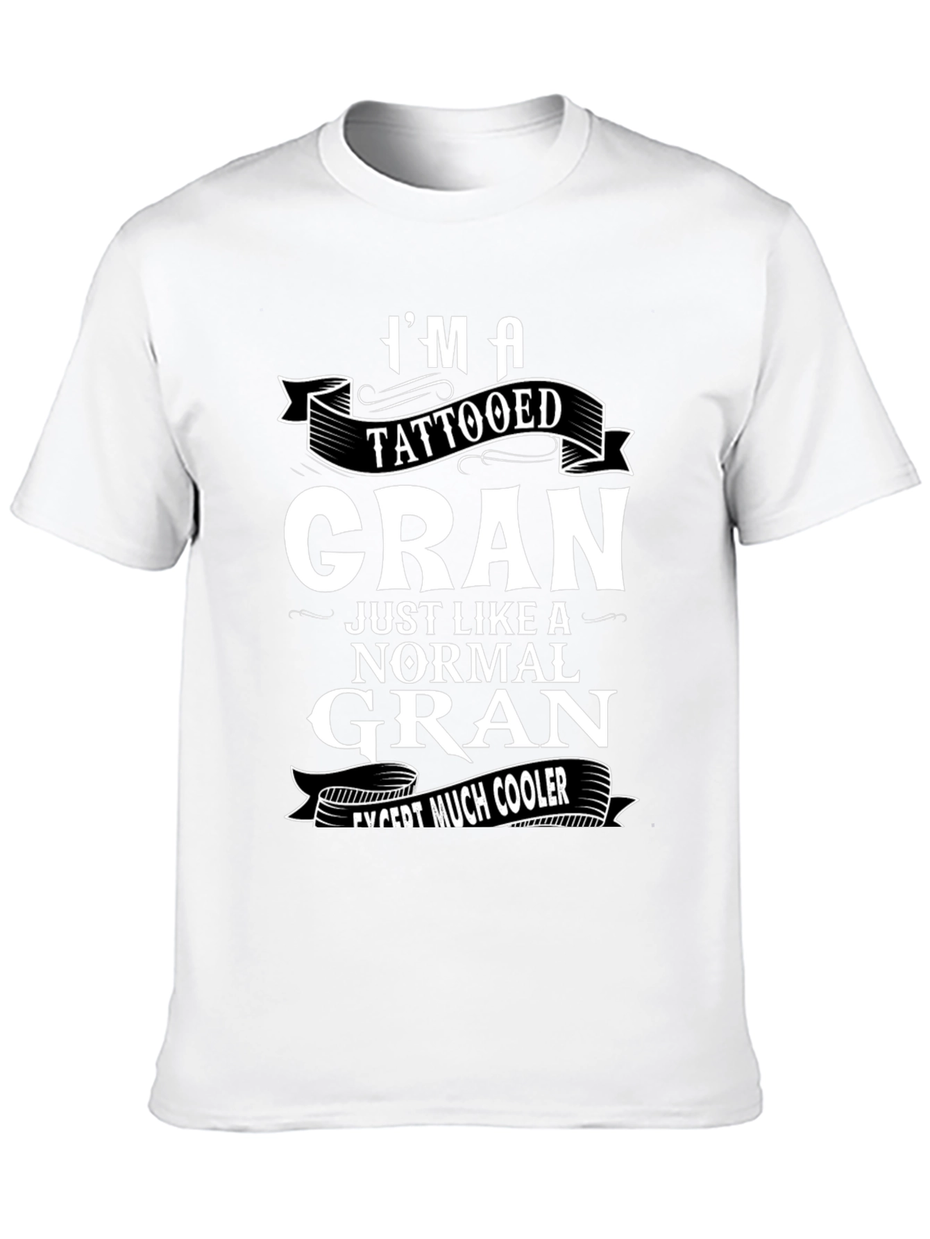 Tattooed Gran T-Shirt - Cool Grandmother Tee