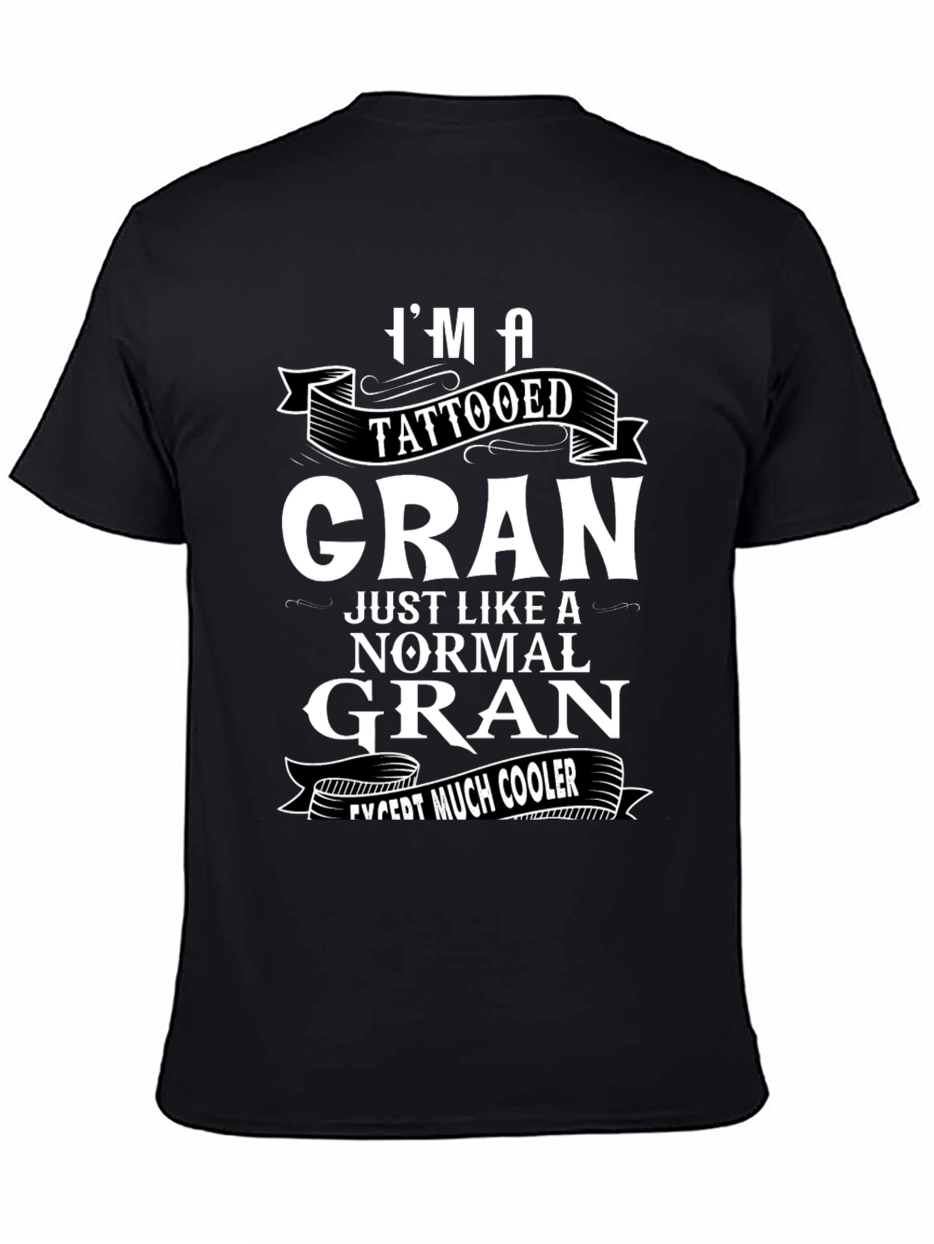 Tattooed Gran T-Shirt - Cool Grandmother Tee