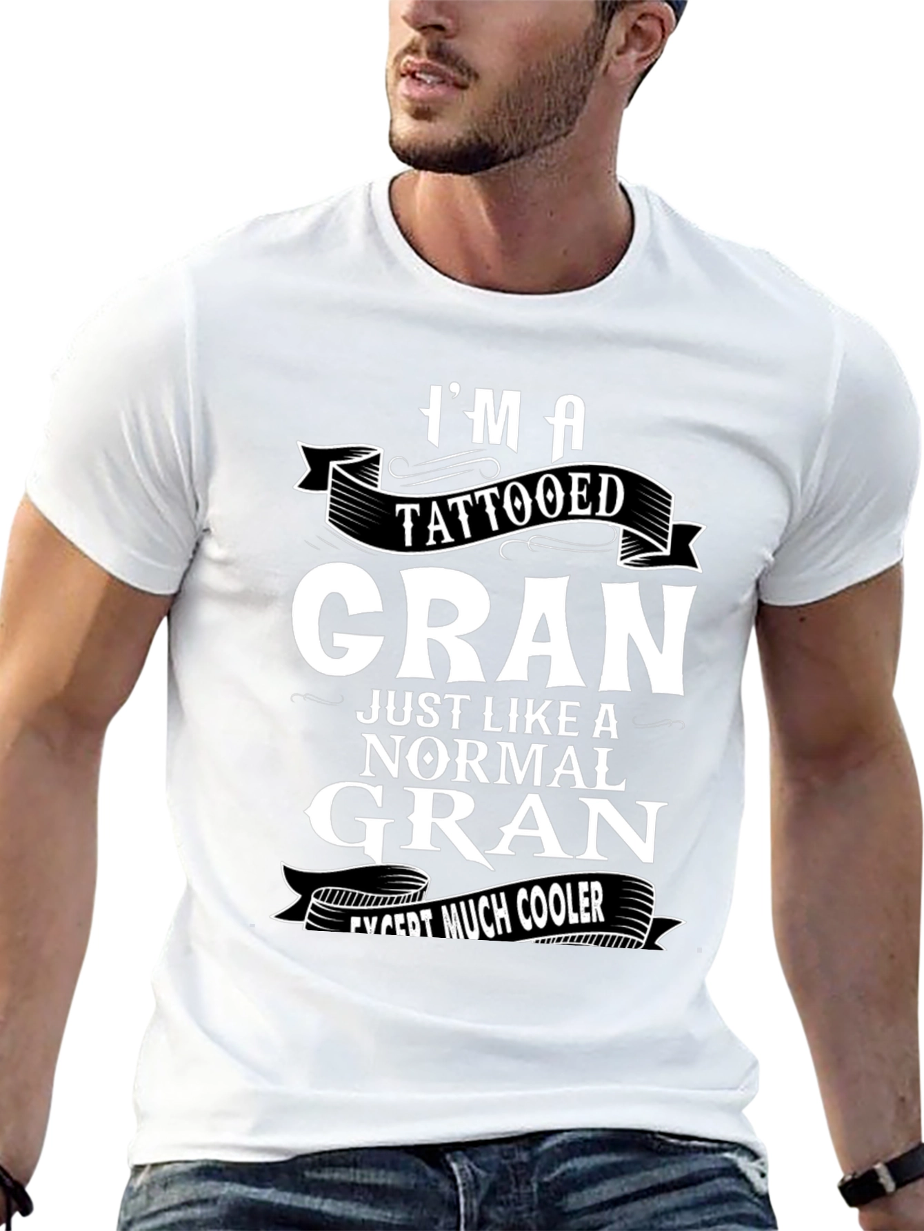 Tattooed Gran T-Shirt - Cool Grandmother Tee