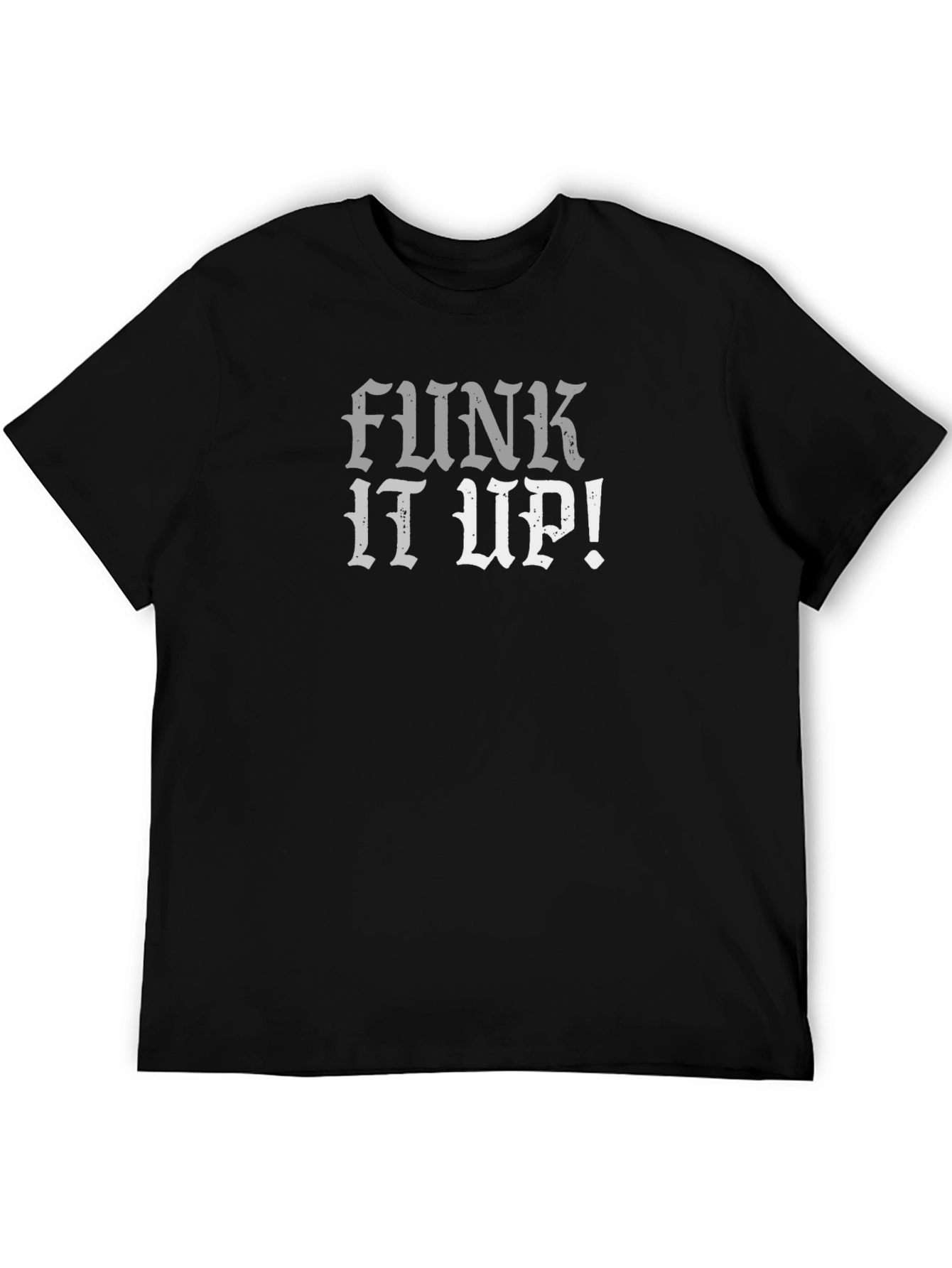 Funk It Up! Graphic Print Crew Neck T-Shirt