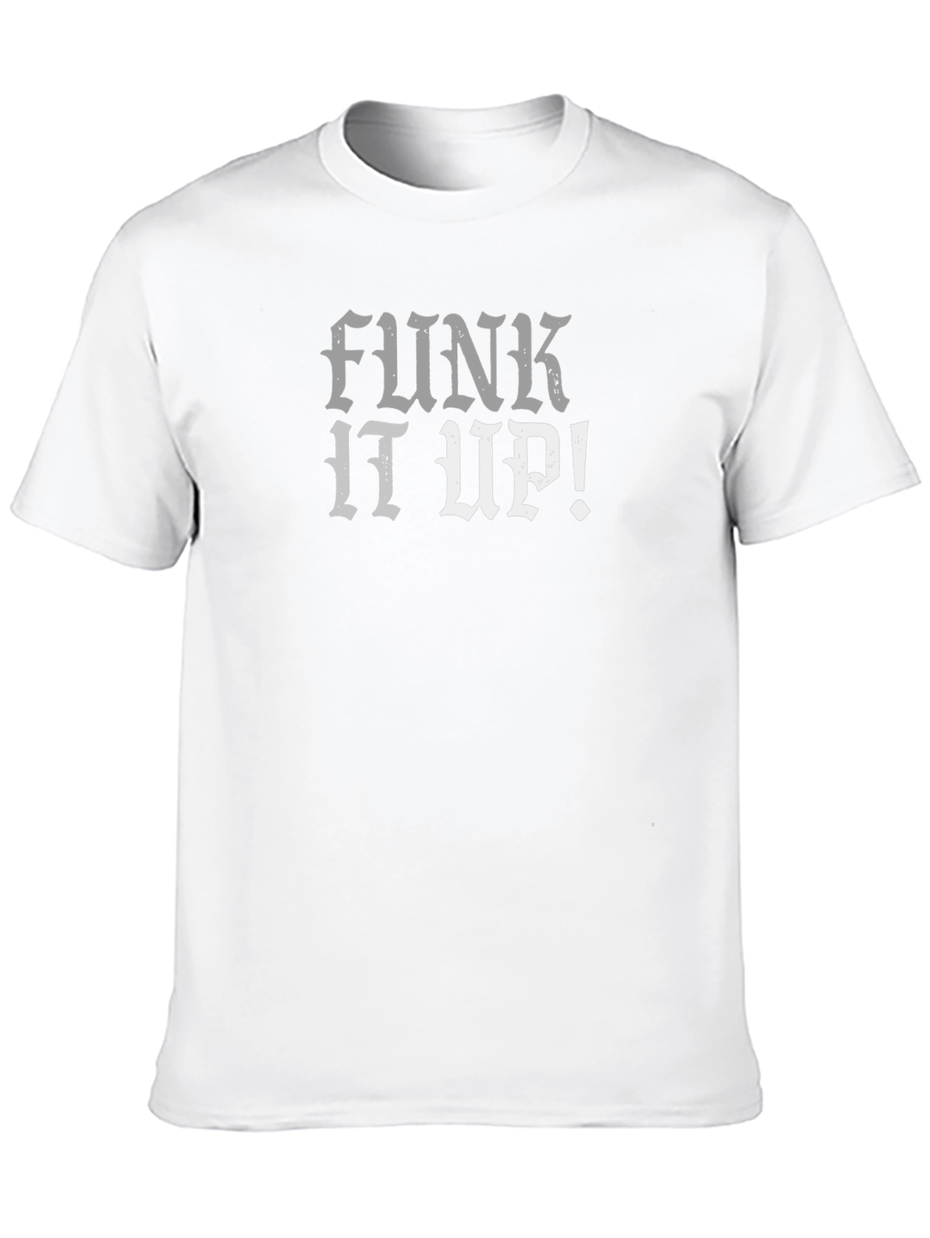 Funk It Up! Graphic Print Crew Neck T-Shirt