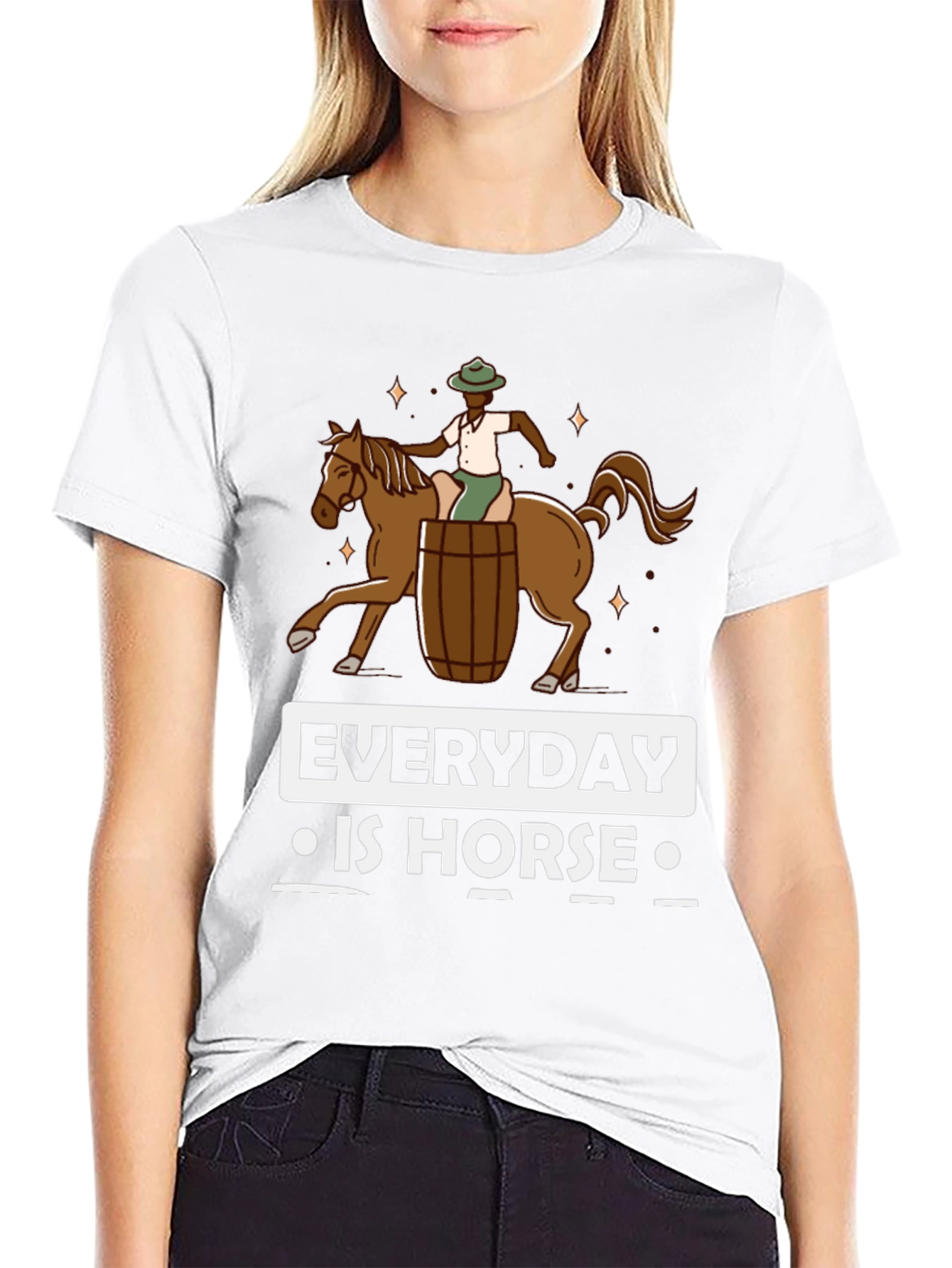 Everyday is Horse Barrel Racing Graphic T-Shirt