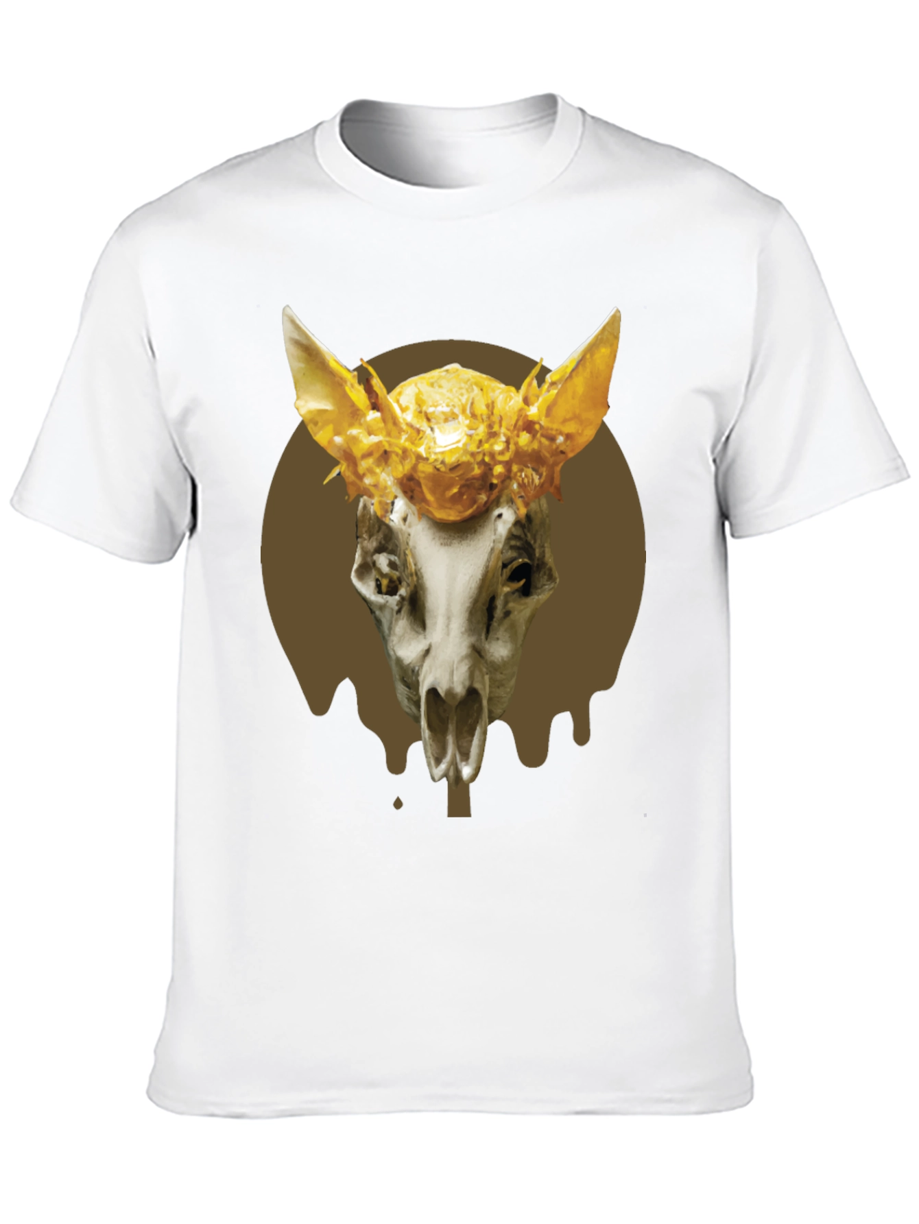 Skull Crown Tee - Unique Graphic Print