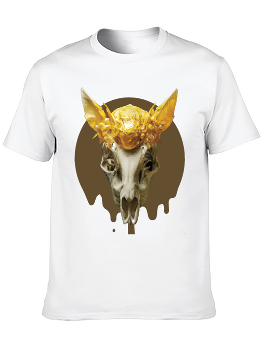 Skull Crown Tee - Unique Graphic Print