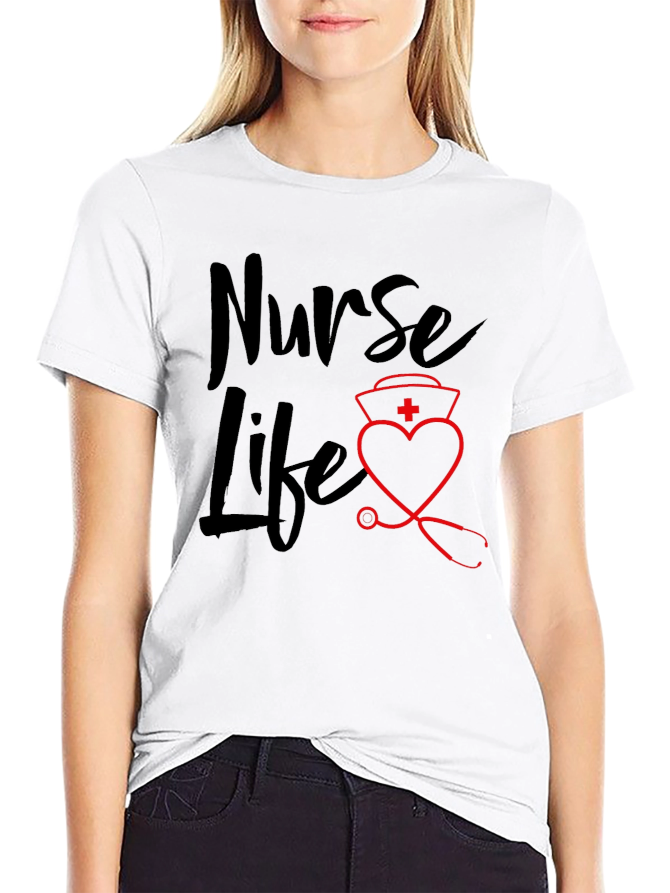 Nurse Life Graphic T-Shirt - Medical Profession Apparel