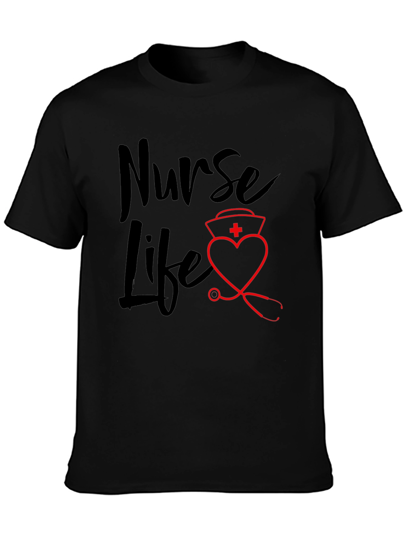 Nurse Life Graphic T-Shirt - Medical Profession Apparel