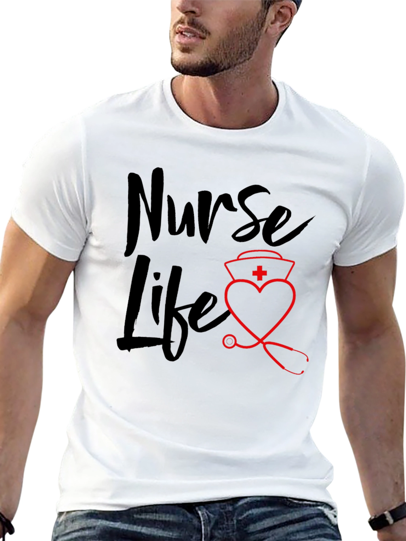 Nurse Life Graphic T-Shirt - Medical Profession Apparel