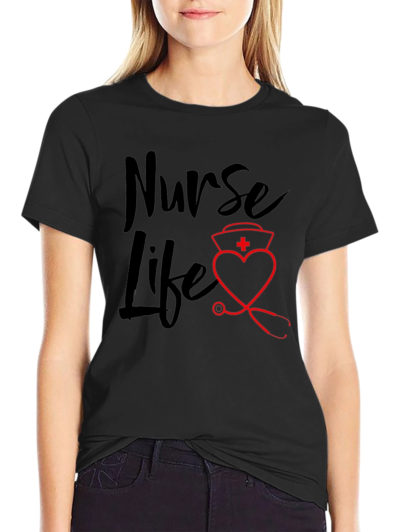 Nurse Life Graphic T-Shirt - Medical Profession Apparel