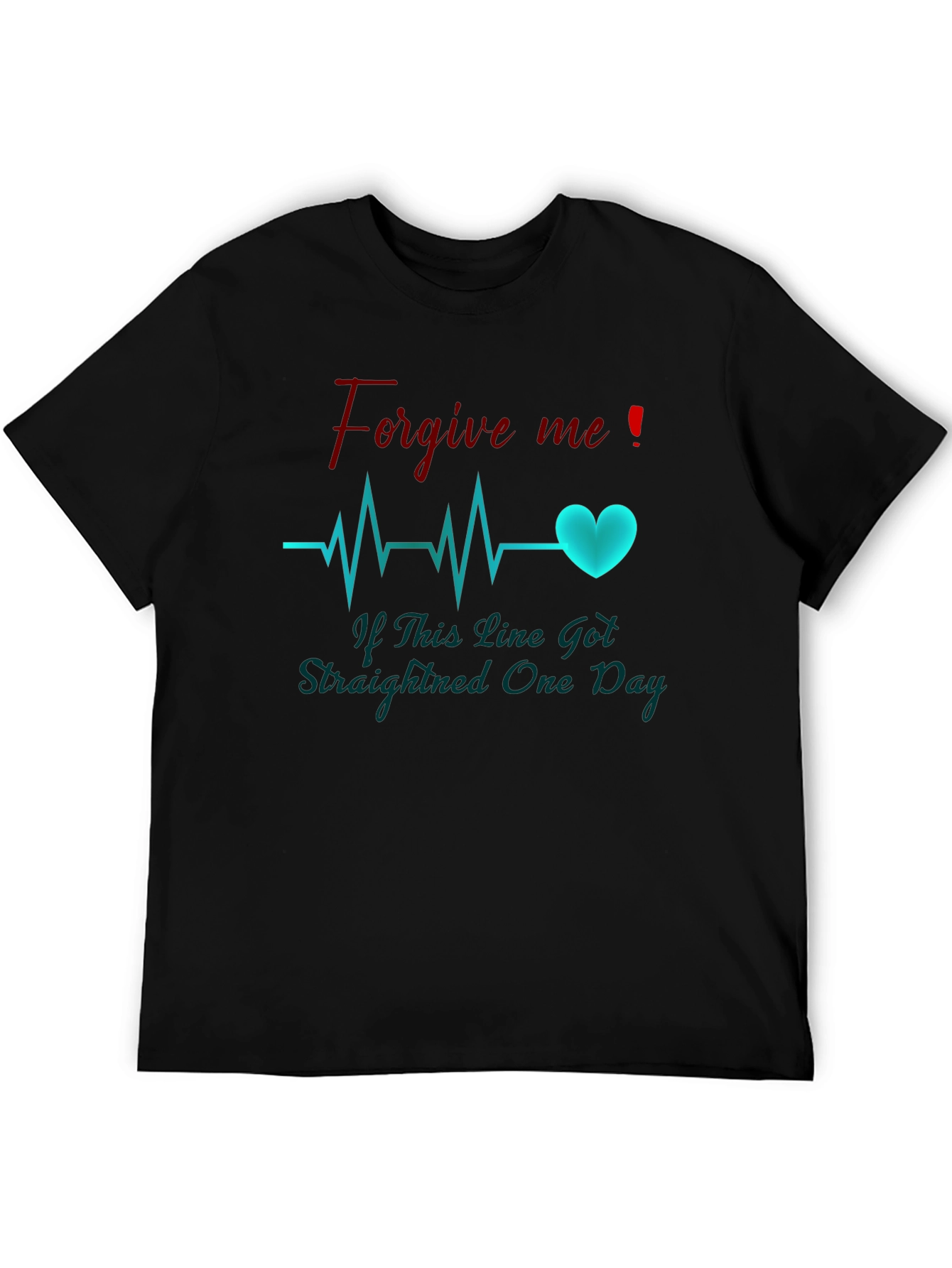 Forgive Me Heartbeat Graphic Tee