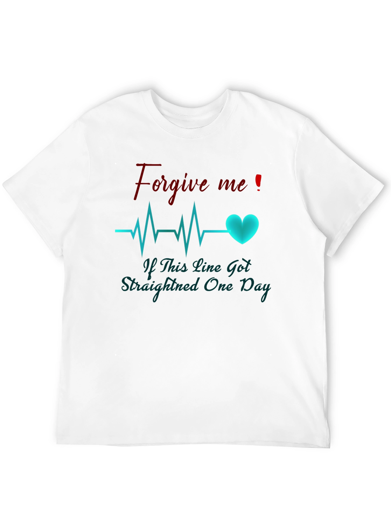 Forgive Me Heartbeat Graphic Tee