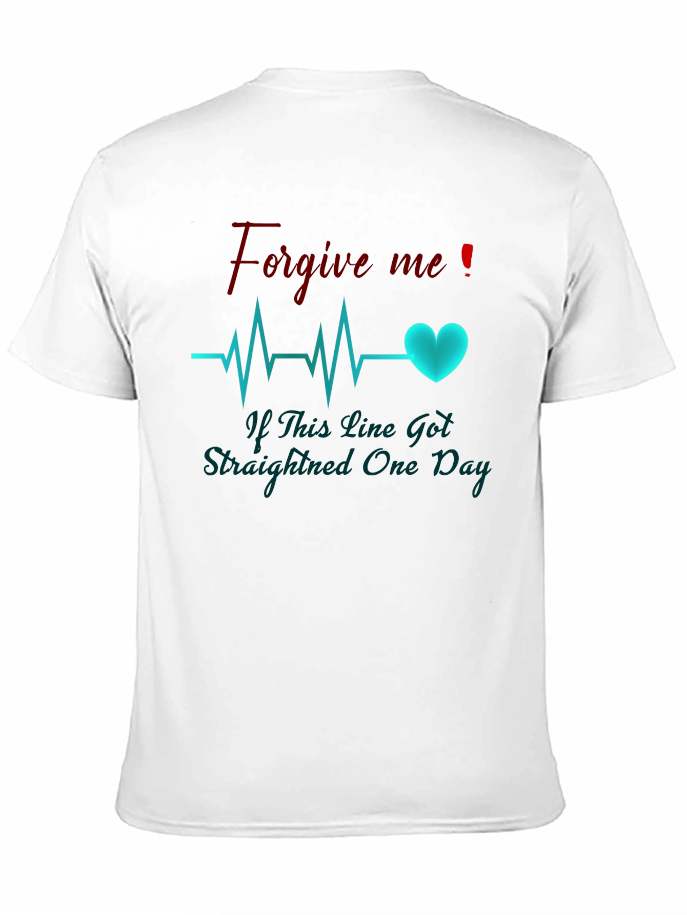 Forgive Me Heartbeat Graphic Tee