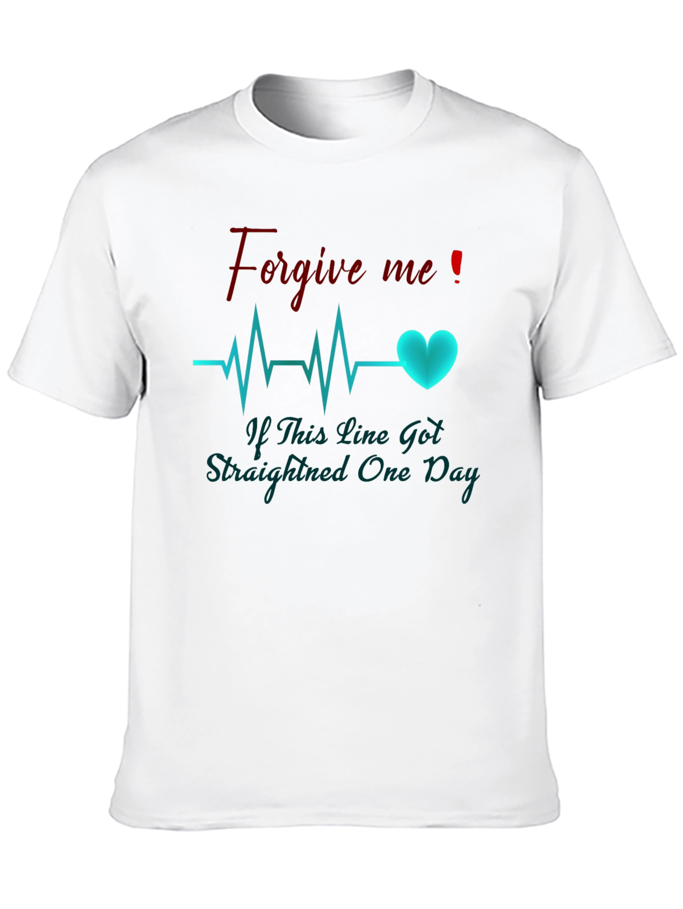 Forgive Me Heartbeat Graphic Tee