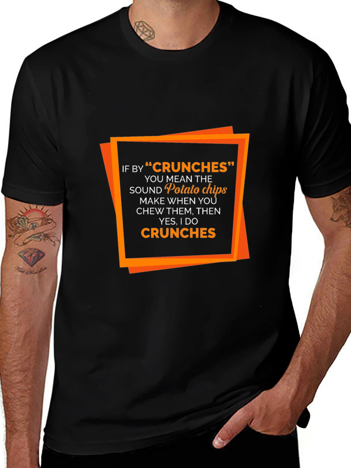 Crunch Lover T-Shirt: Potato Chip Humor