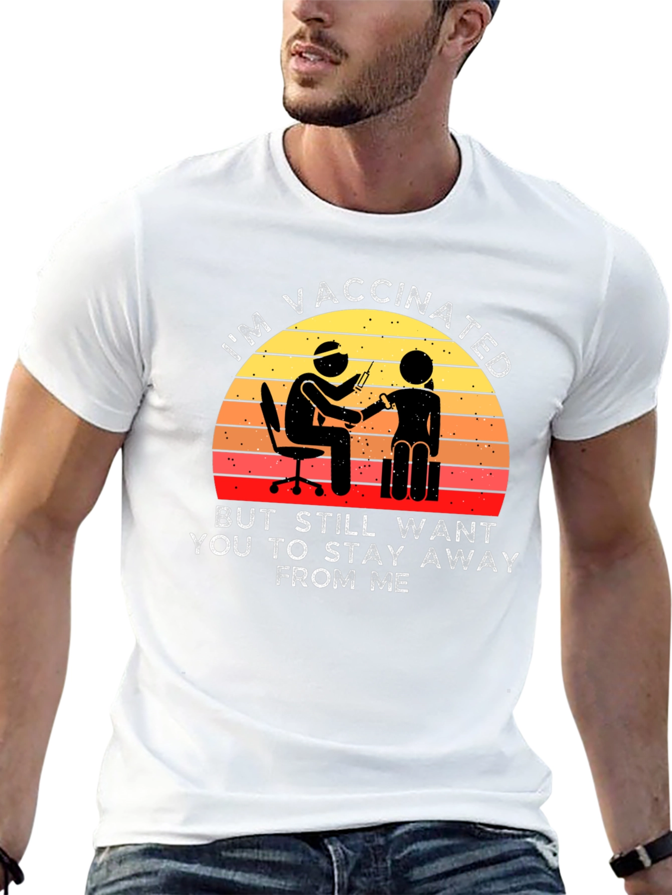 Vaccinated Stay Away T-Shirt