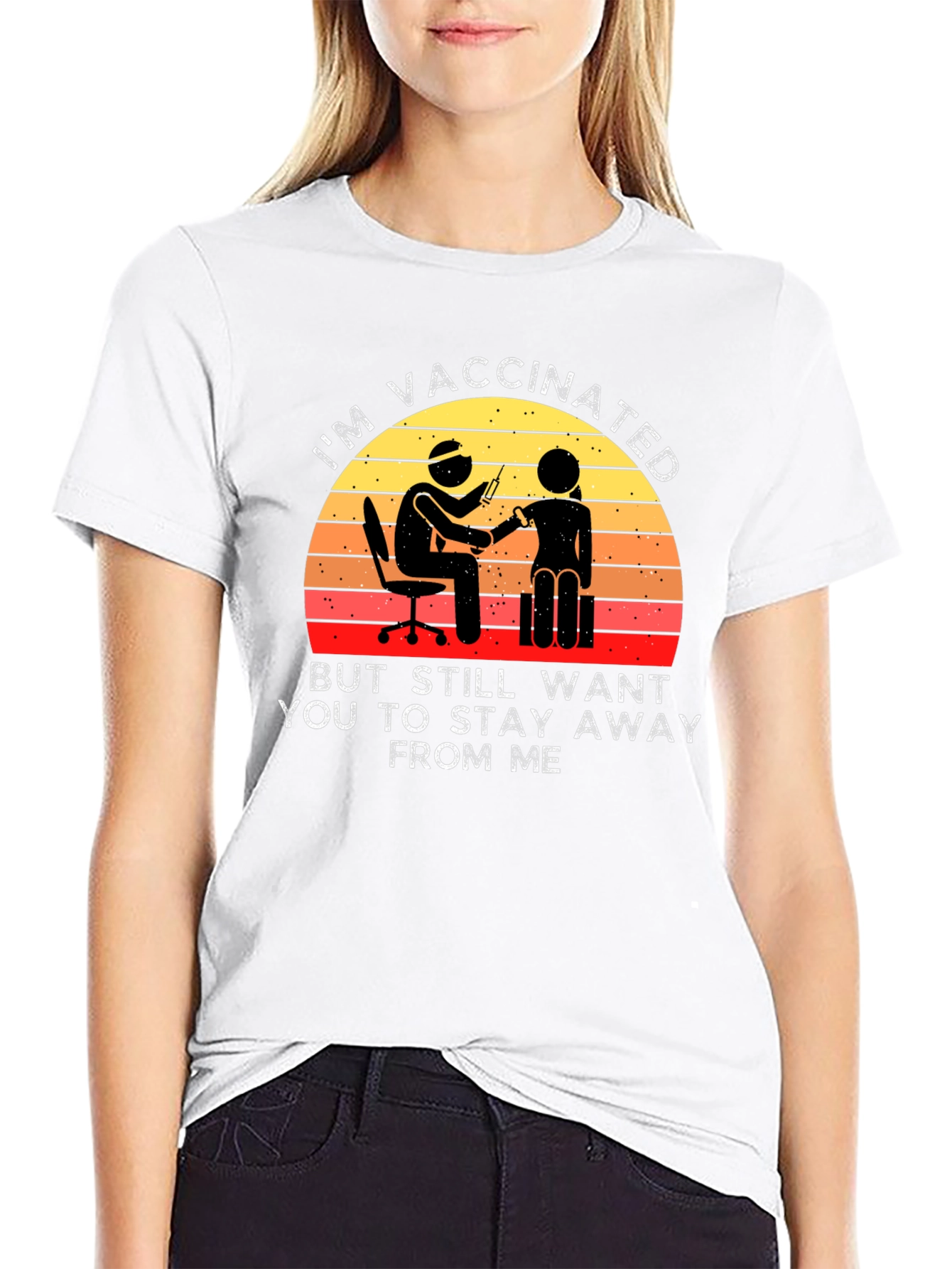 Vaccinated Stay Away T-Shirt