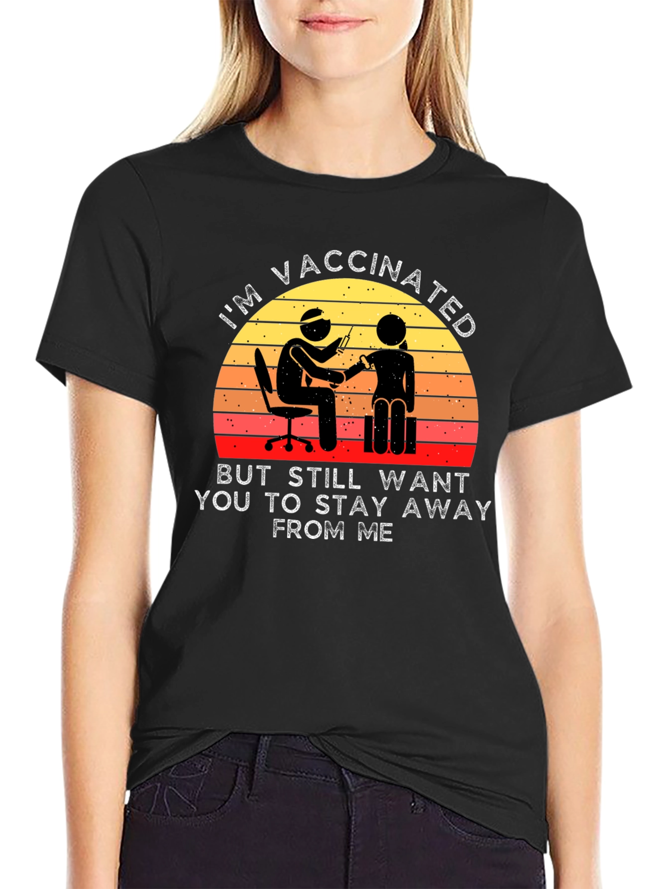Vaccinated Stay Away T-Shirt
