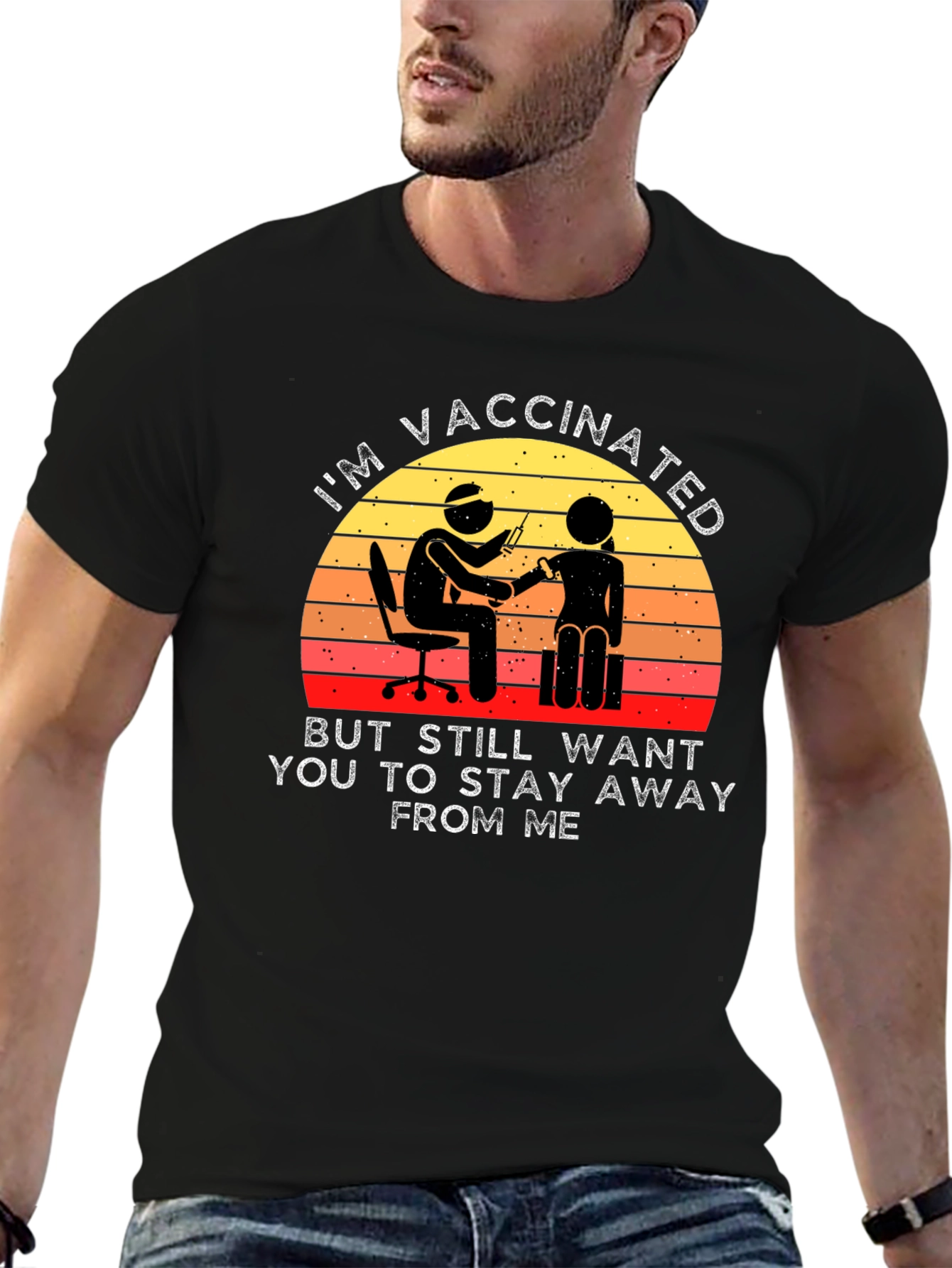Vaccinated Stay Away T-Shirt