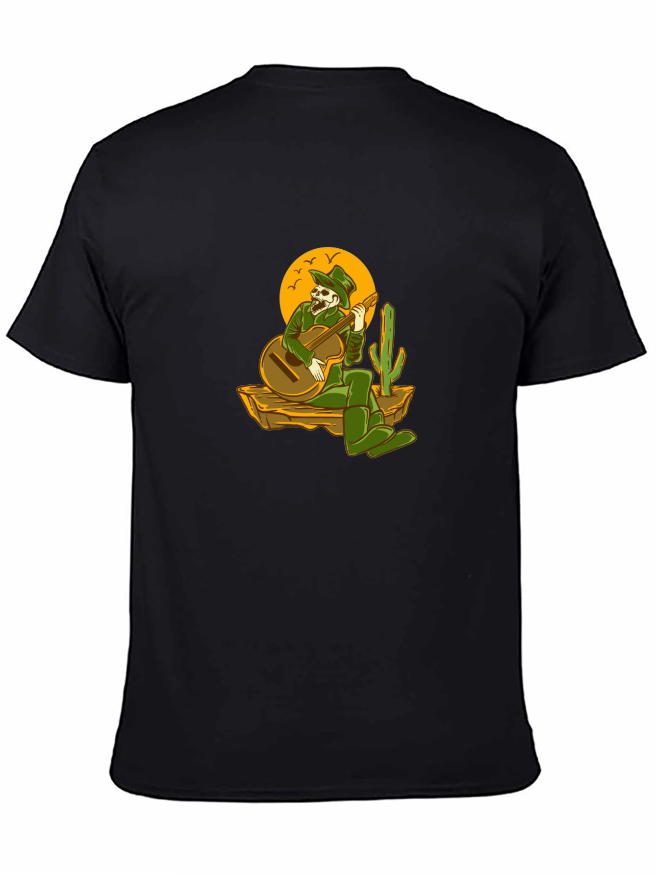 Skeleton Cowboy Guitar T-Shirt