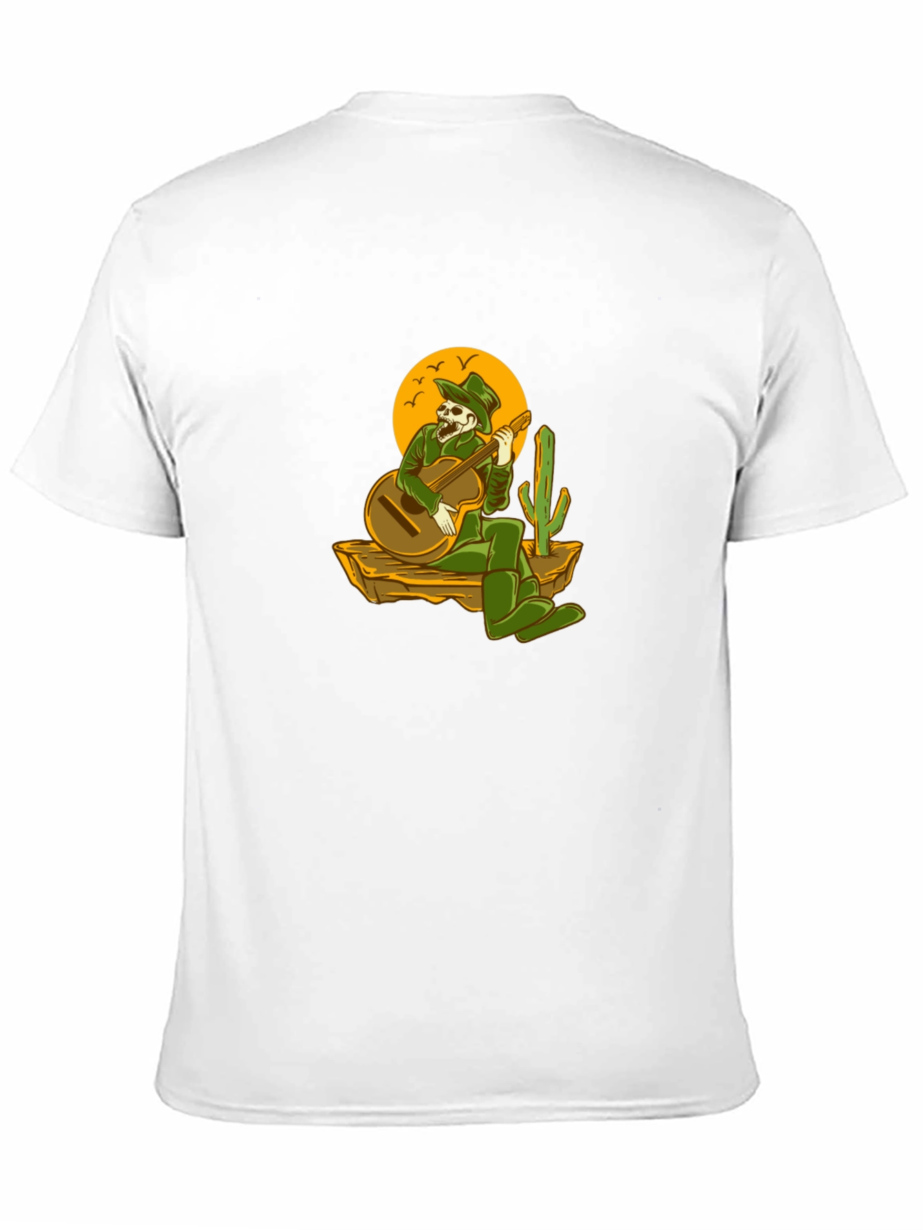 Skeleton Cowboy Guitar T-Shirt