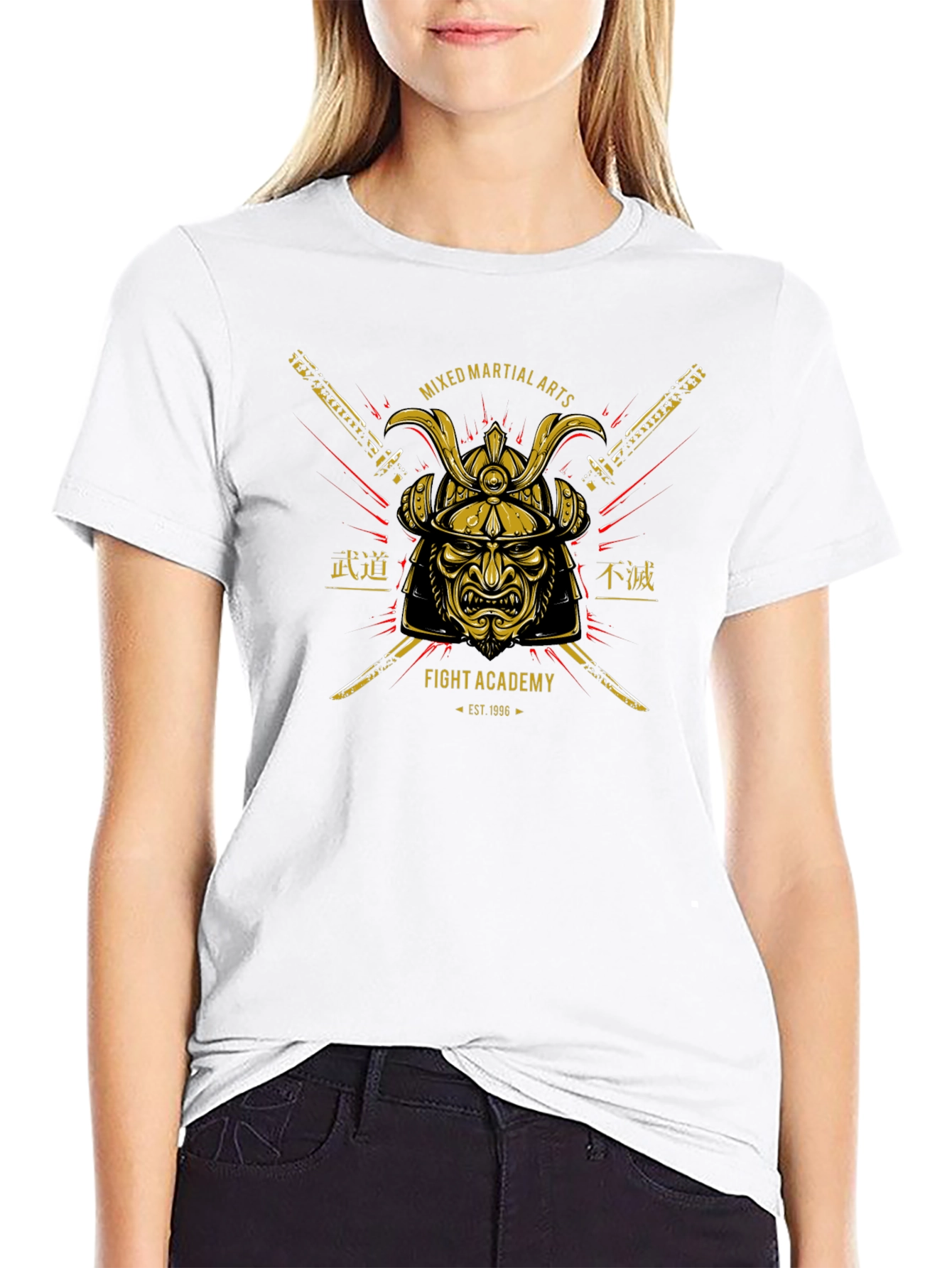 Martial Arts Samurai Graphic T-Shirt