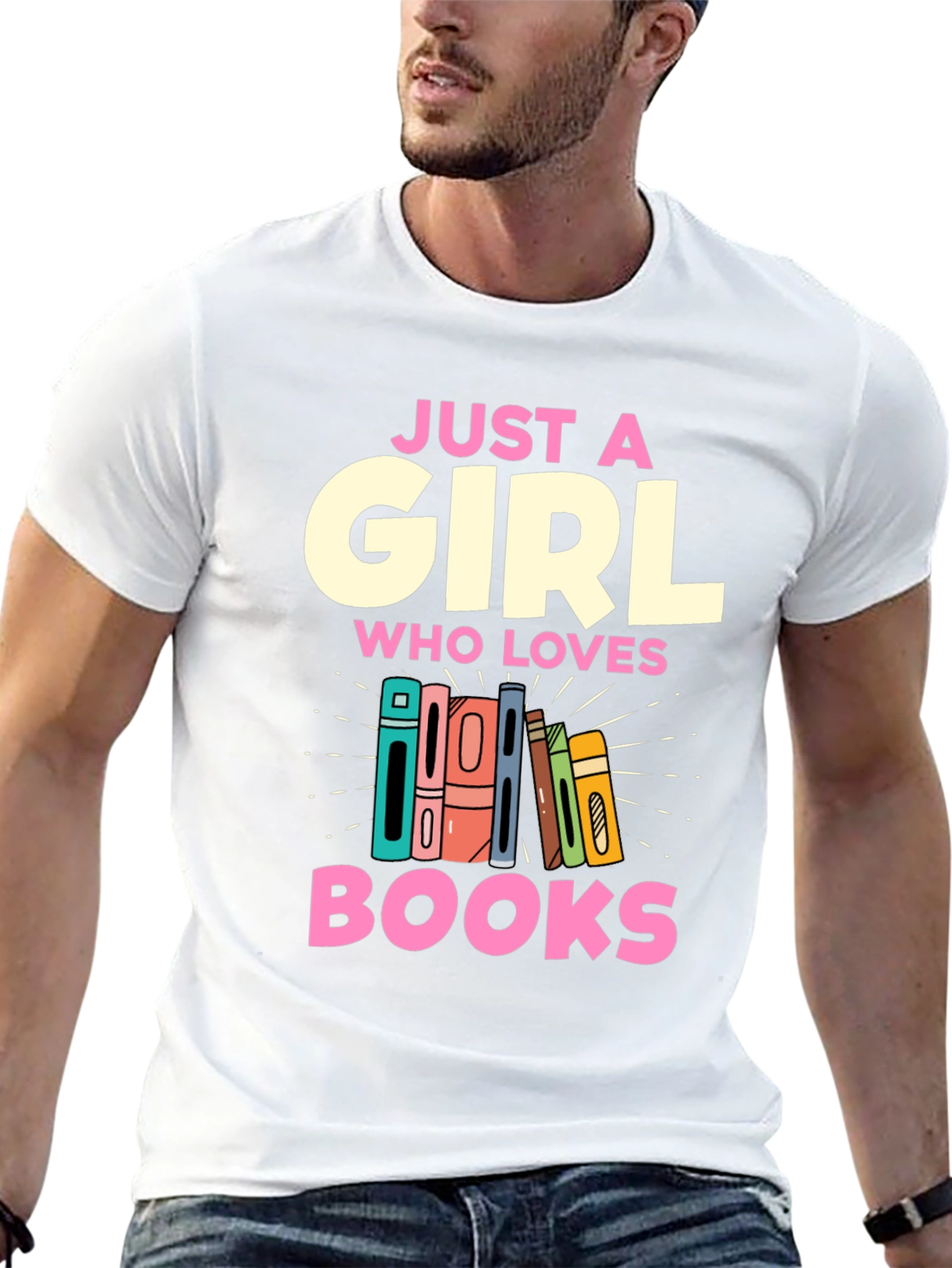 Just A Girl Who Loves Books T-Shirt