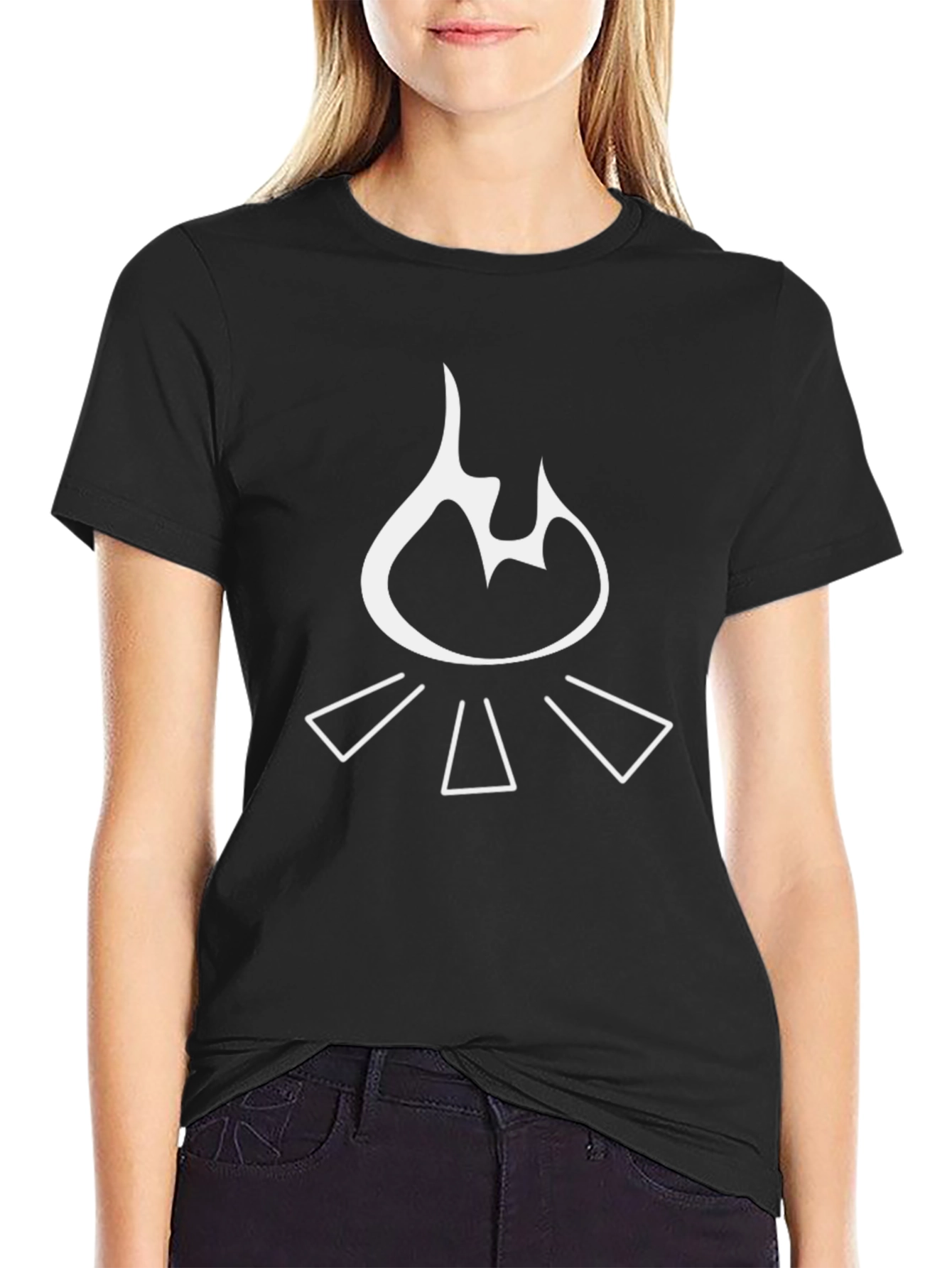 Campfire Graphic Tee - Black