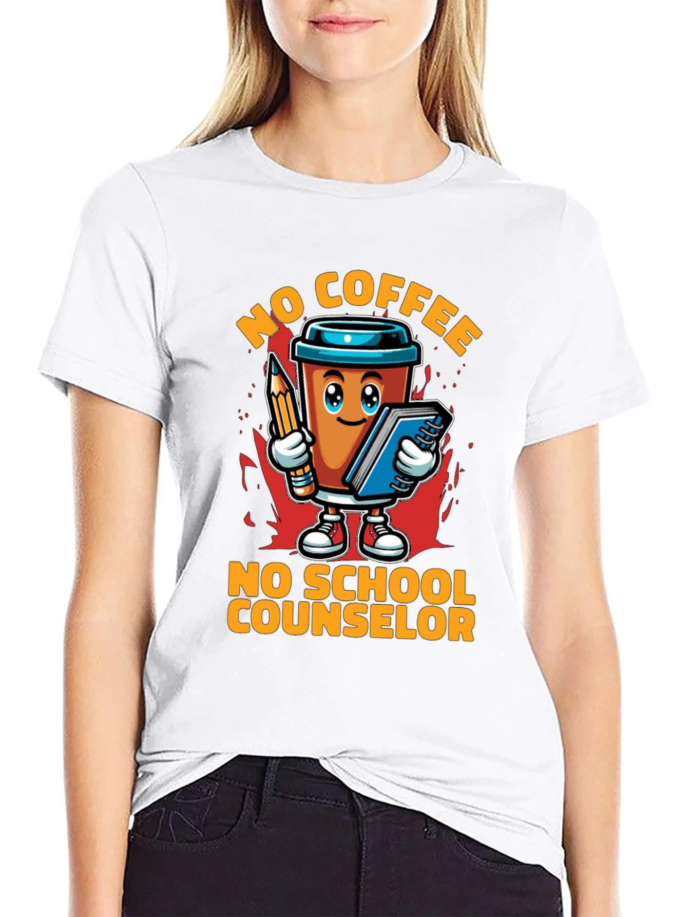 No Coffee No Counselor Tee