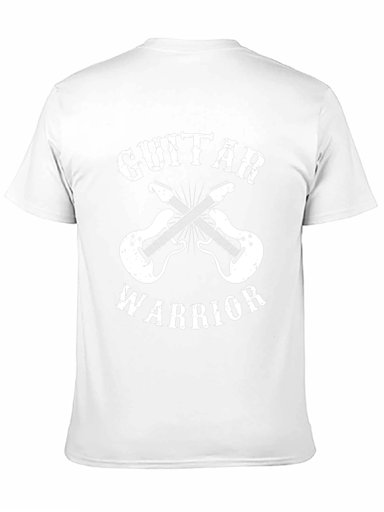 Guitar Warrior Graphic Tee - Rock Music T-Shirt