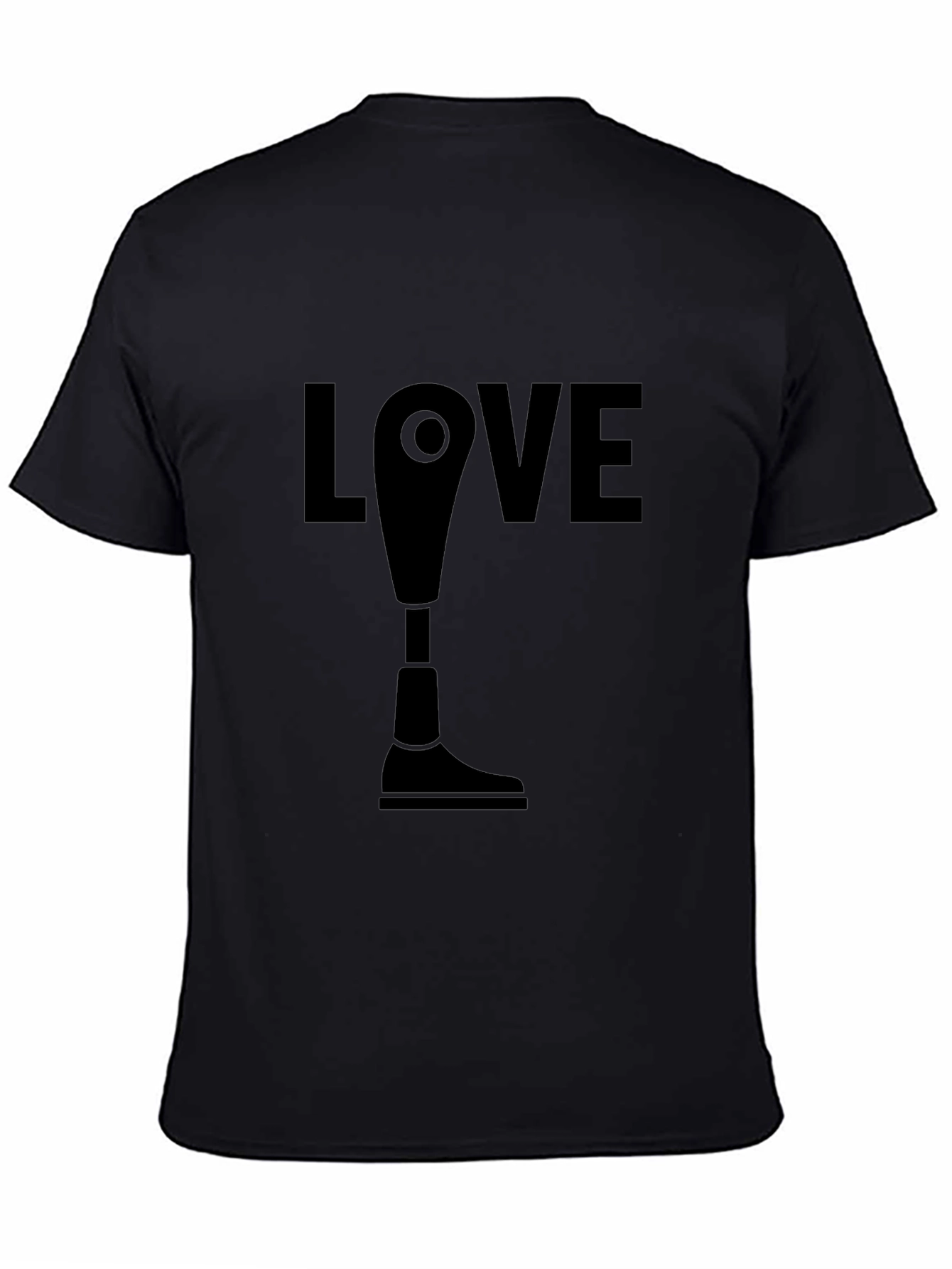 Love Prosthetic Leg Graphic T-Shirt