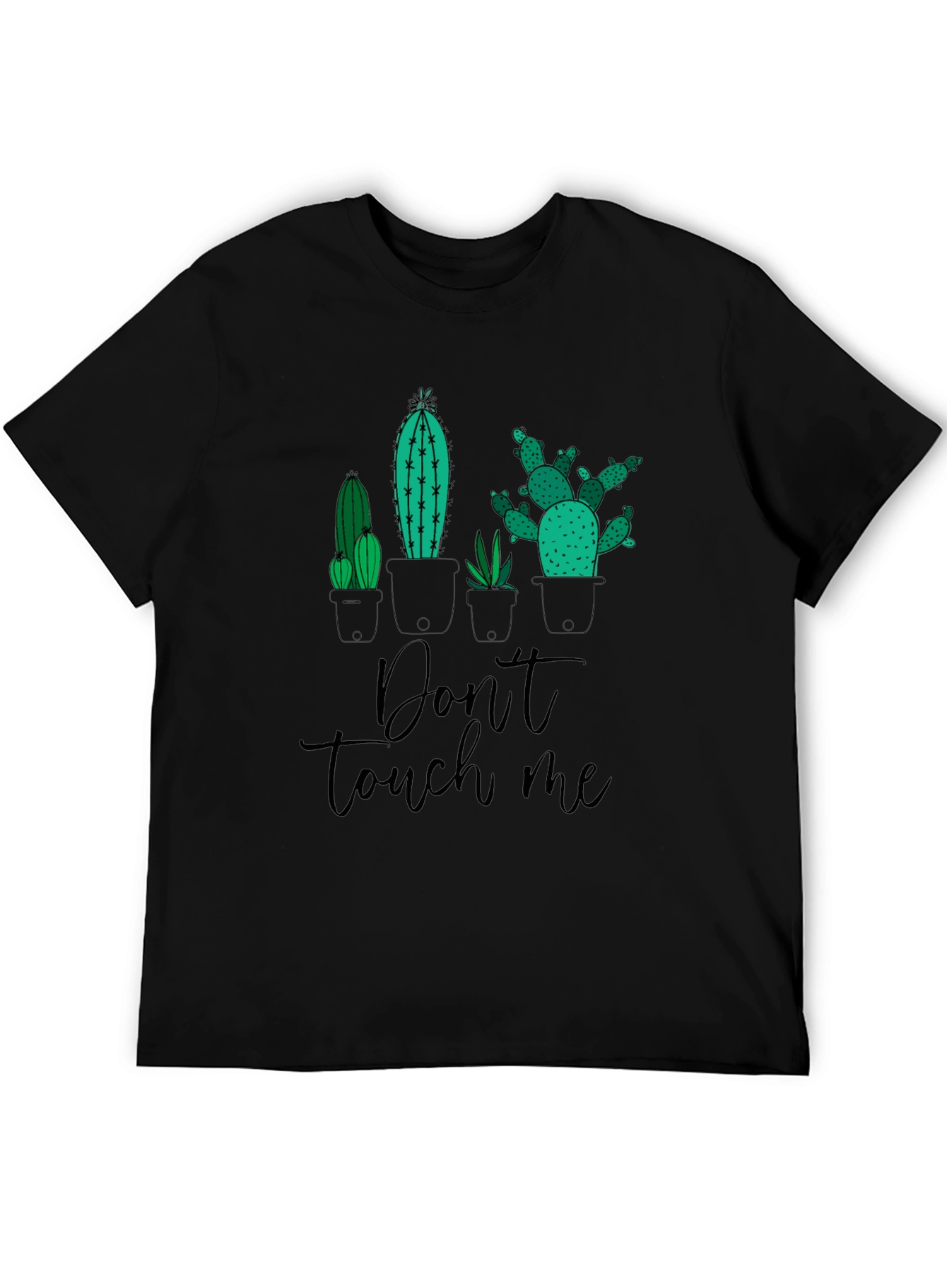 Dont Touch Me Cactus T-Shirt - Graphic Novelty Tee