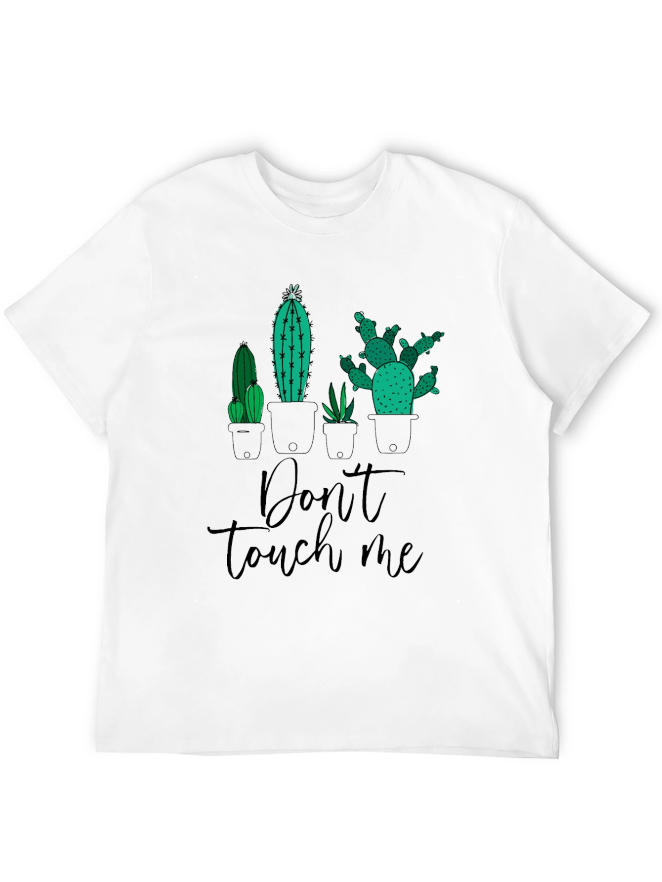 Dont Touch Me Cactus T-Shirt - Graphic Novelty Tee