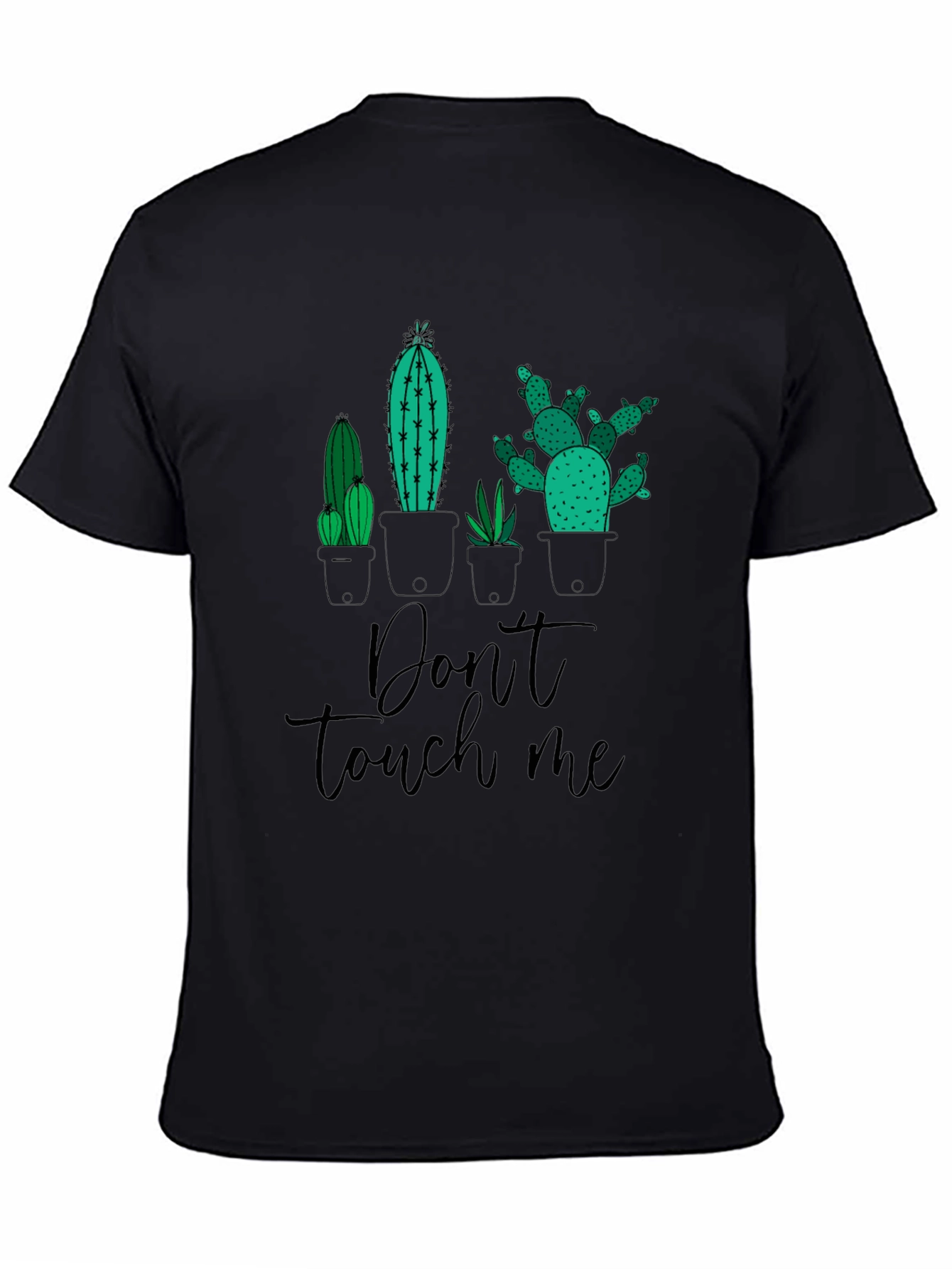 Dont Touch Me Cactus T-Shirt - Graphic Novelty Tee