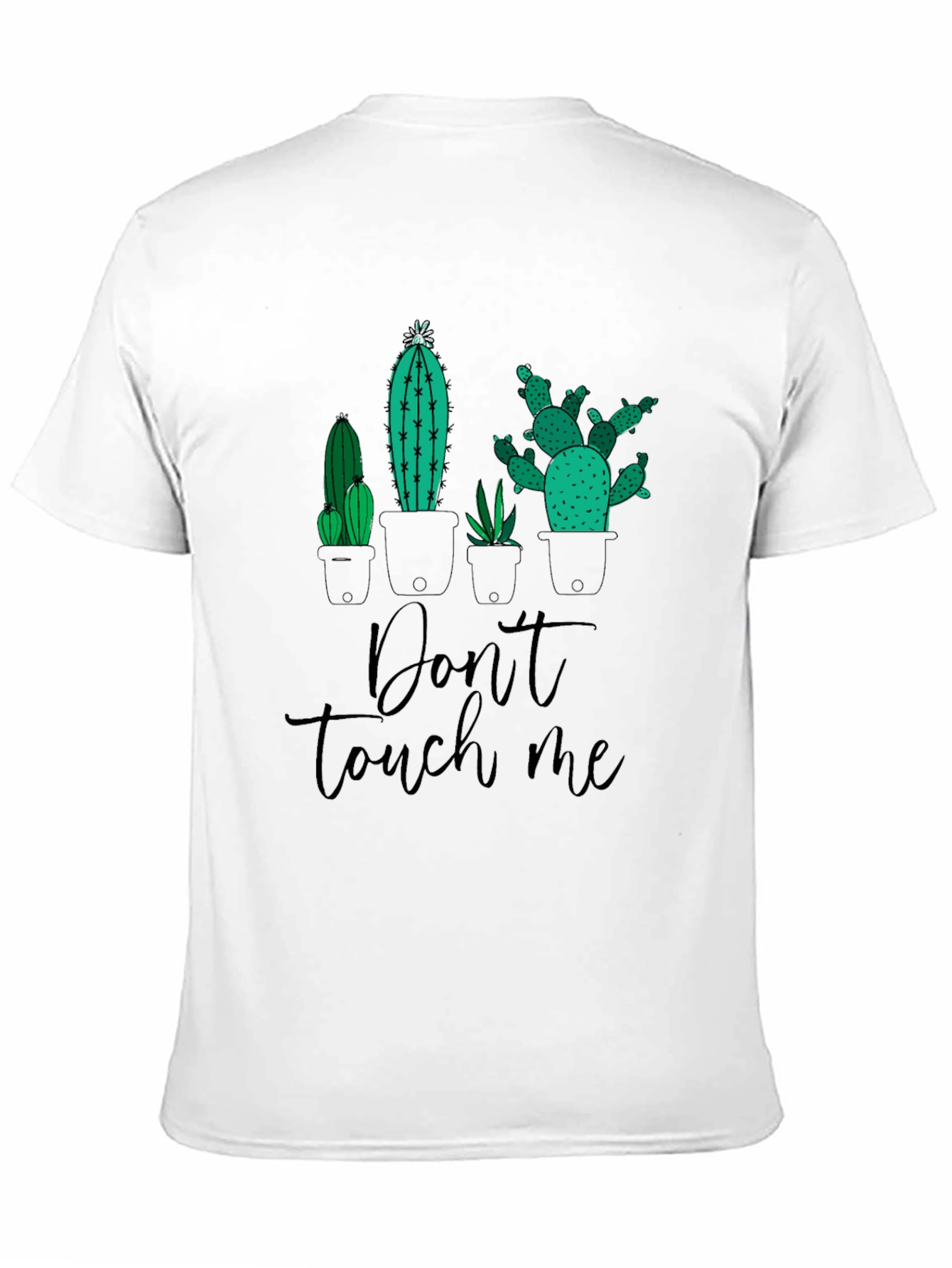 Dont Touch Me Cactus T-Shirt - Graphic Novelty Tee