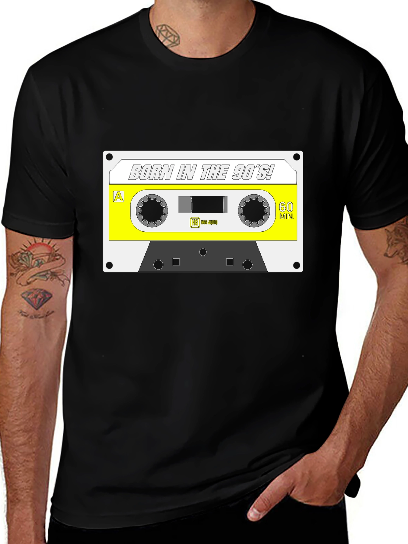 Born in the 90s Cassette Tape Graphic T-Shirt